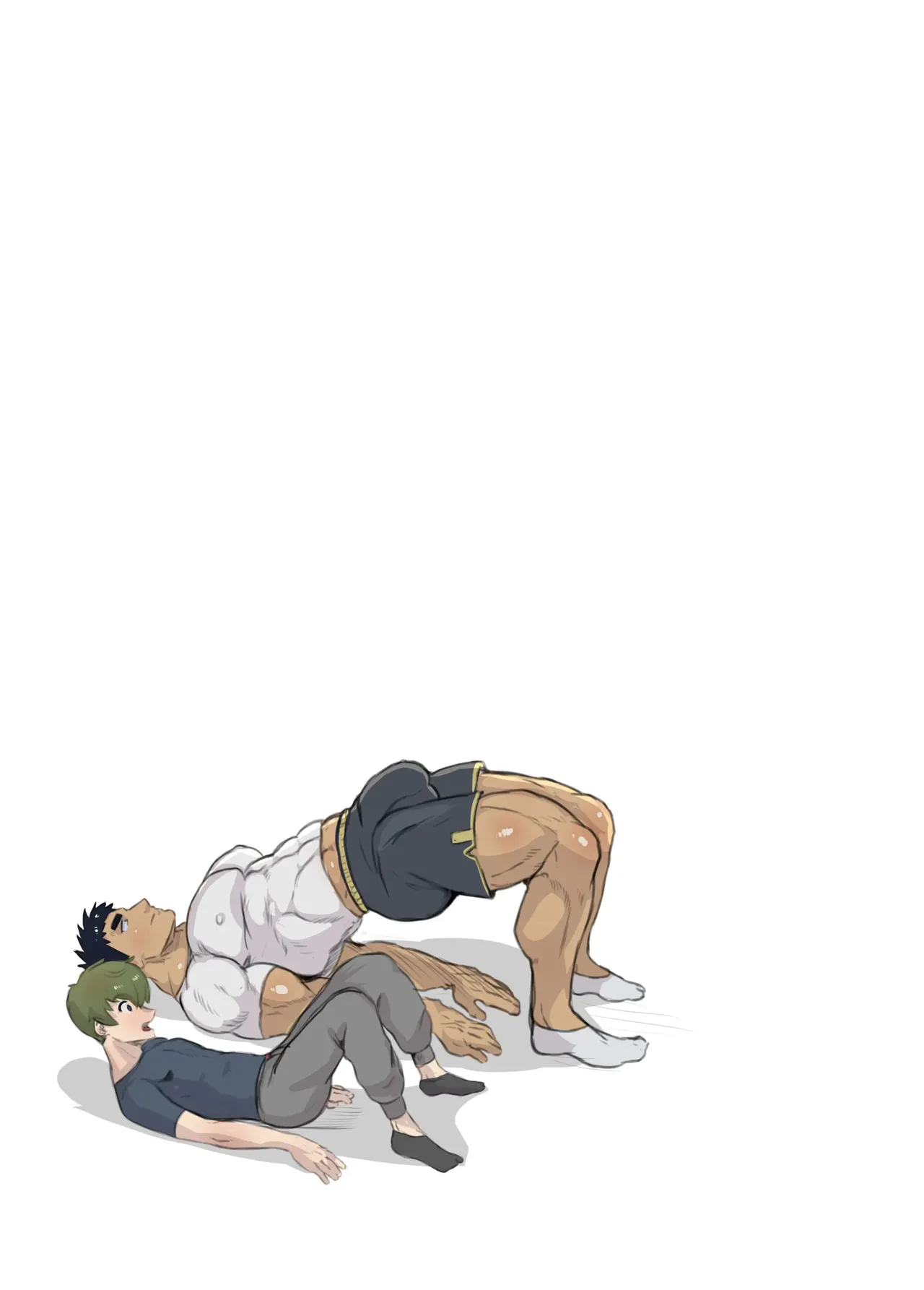 加班-和没那么烦人的前辈一起Working Overtime With my NOT SO annoying senpai（马栏山汉化） page 15 senpai ga uzai kouhai no hanashi parody - males only yaoi hentai manga - read online free