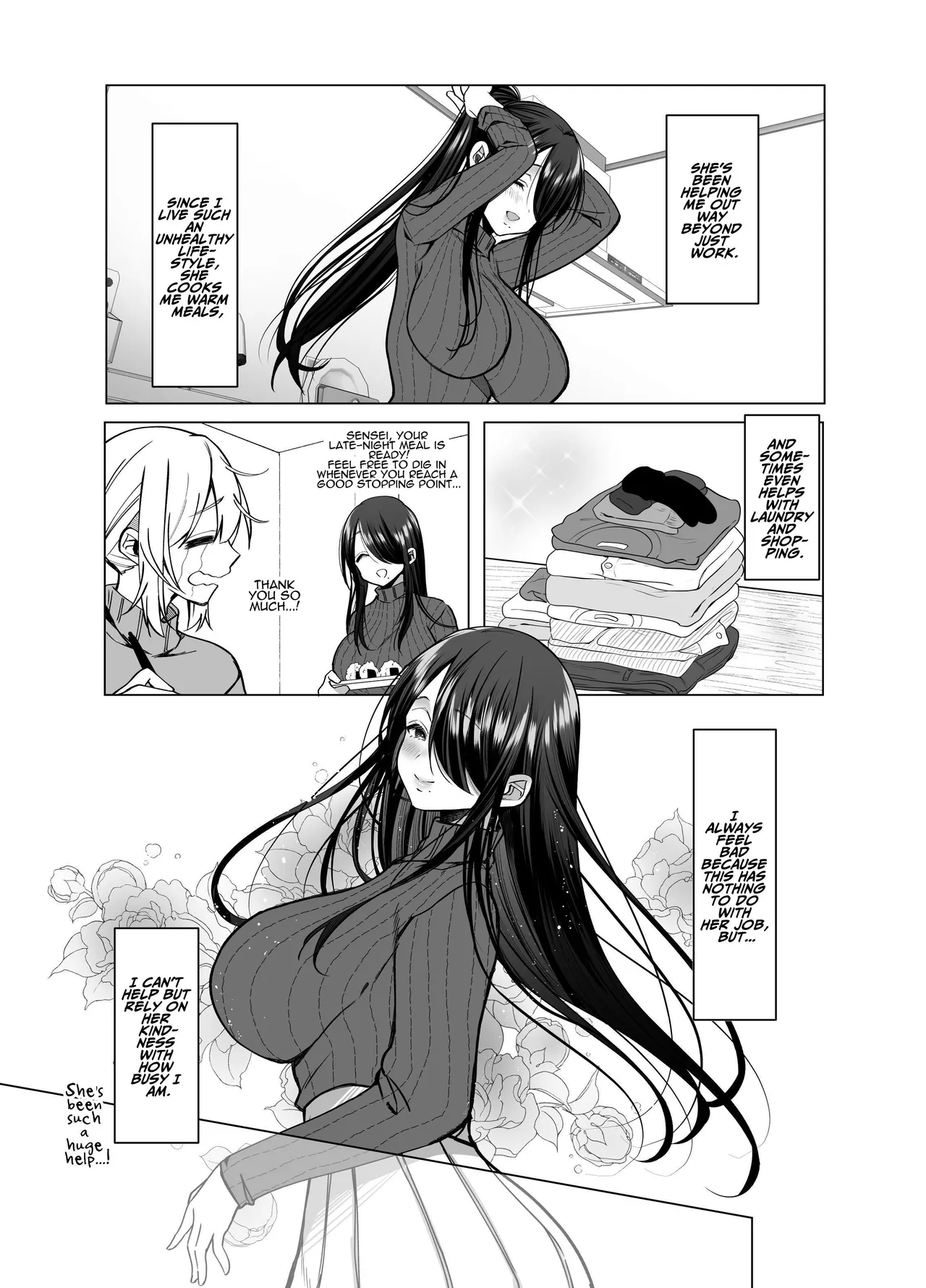 Ecchi na Henshuu Kurokawa-san | Erotic Editor Kurokawa page 10 original parody - sole female sole male hentai manga - read online free