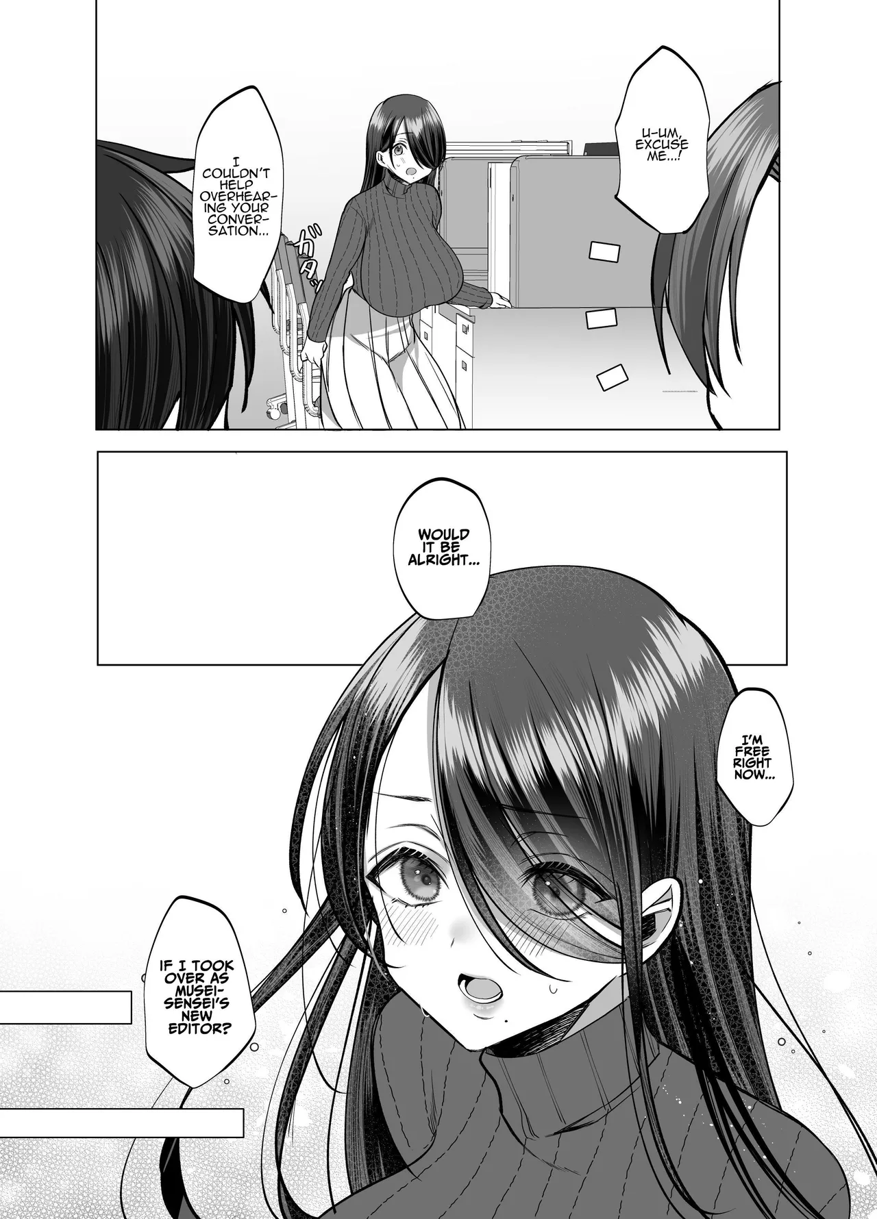 Ecchi na Henshuu Kurokawa-san | Erotic Editor Kurokawa page 61 original parody - sole female sole male hentai manga - read online free