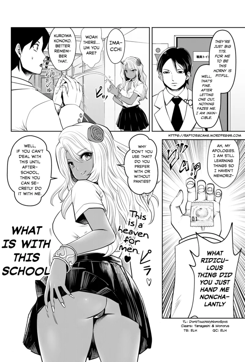 Black Gakkou ni Tsutomete Shimatta Sensei - Transferred to the Gyaru Academy vol 1 page 23 - big breasts gyaru hentai manga - read online free
