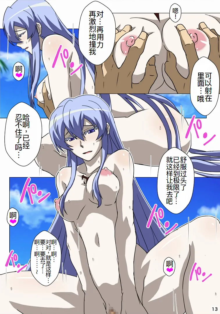 AkameBon page 15 featuring tatsumi akame ga kill parody - full color sole female hentai manga - read online free