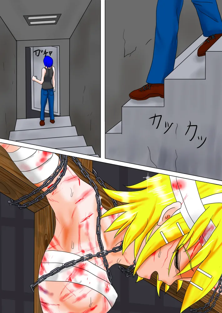 【ハチワレ】鏡音リン囚われ遊び（有条色狼汉化） page 41 featuring rin kagamine vocaloid parody - spanking anal hentai manga - read online free