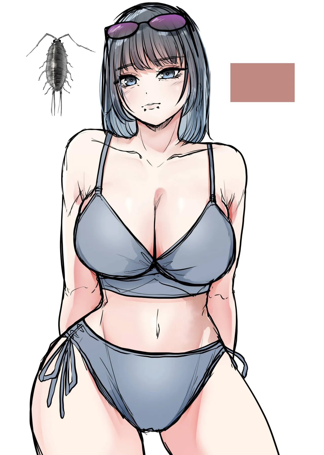 Big-Breasted Swimsuit Girl Getting Turned into A Sea Slug's Nest page 36 - sole female swimsuit hentai manga - read online free