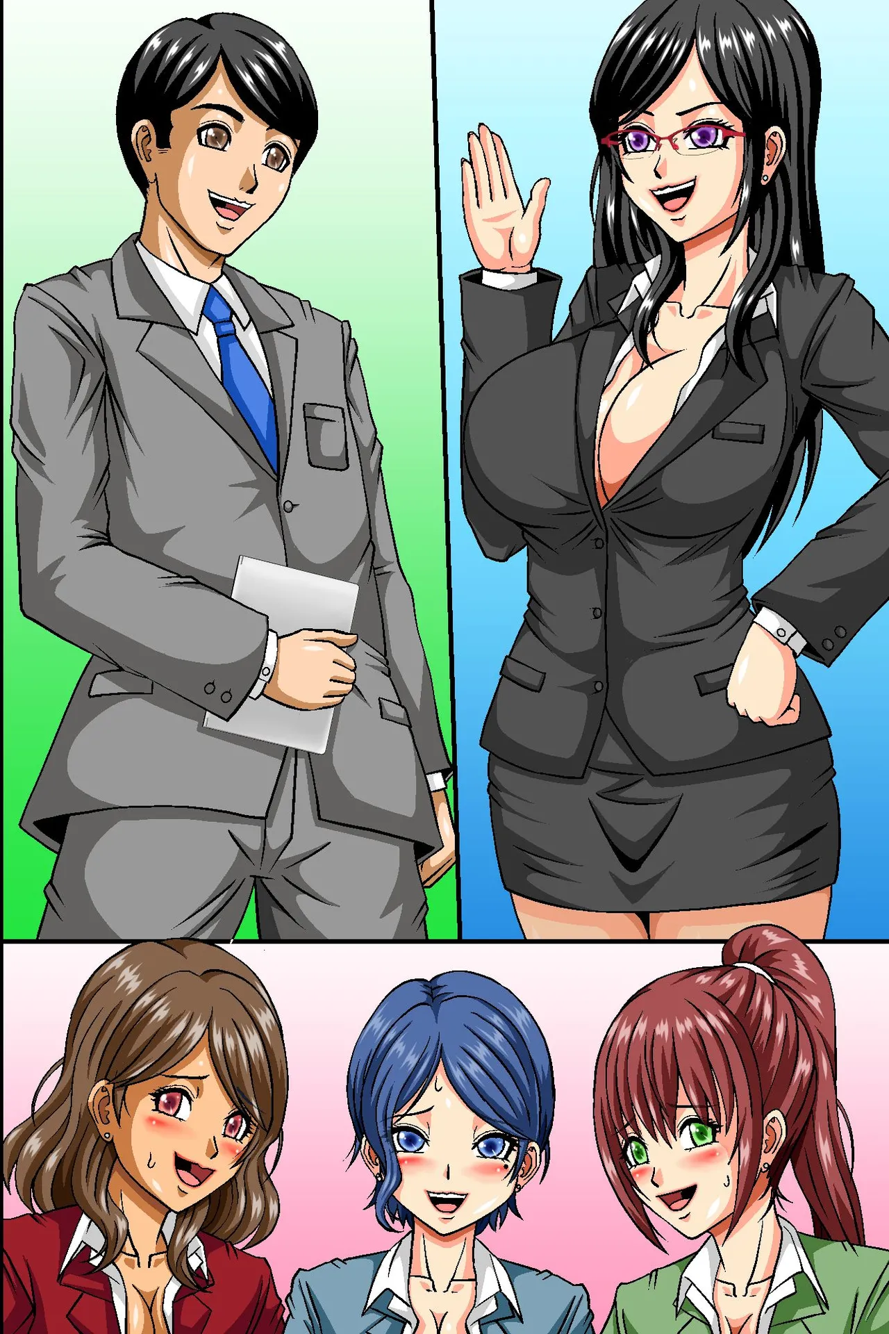 Ore no Samen Hoshigaru Bitch Darake no Office ni Kaetara Mainichi Tanetsuke Shihoudai no Harem Gyoumu ni Natta w page 90 original parody - big breasts full color hentai manga - read online free