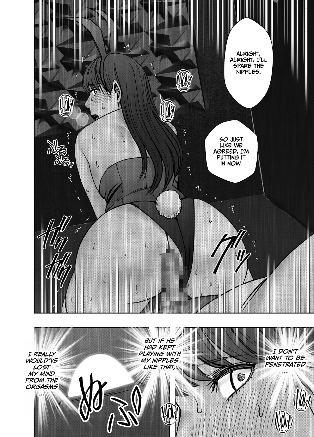 Chikubi de Sokuiki shichau Joshidaisei ga Oppub de tondemonaikonotoni page 42 original parody - bunny girl leotard hentai manga - read online free