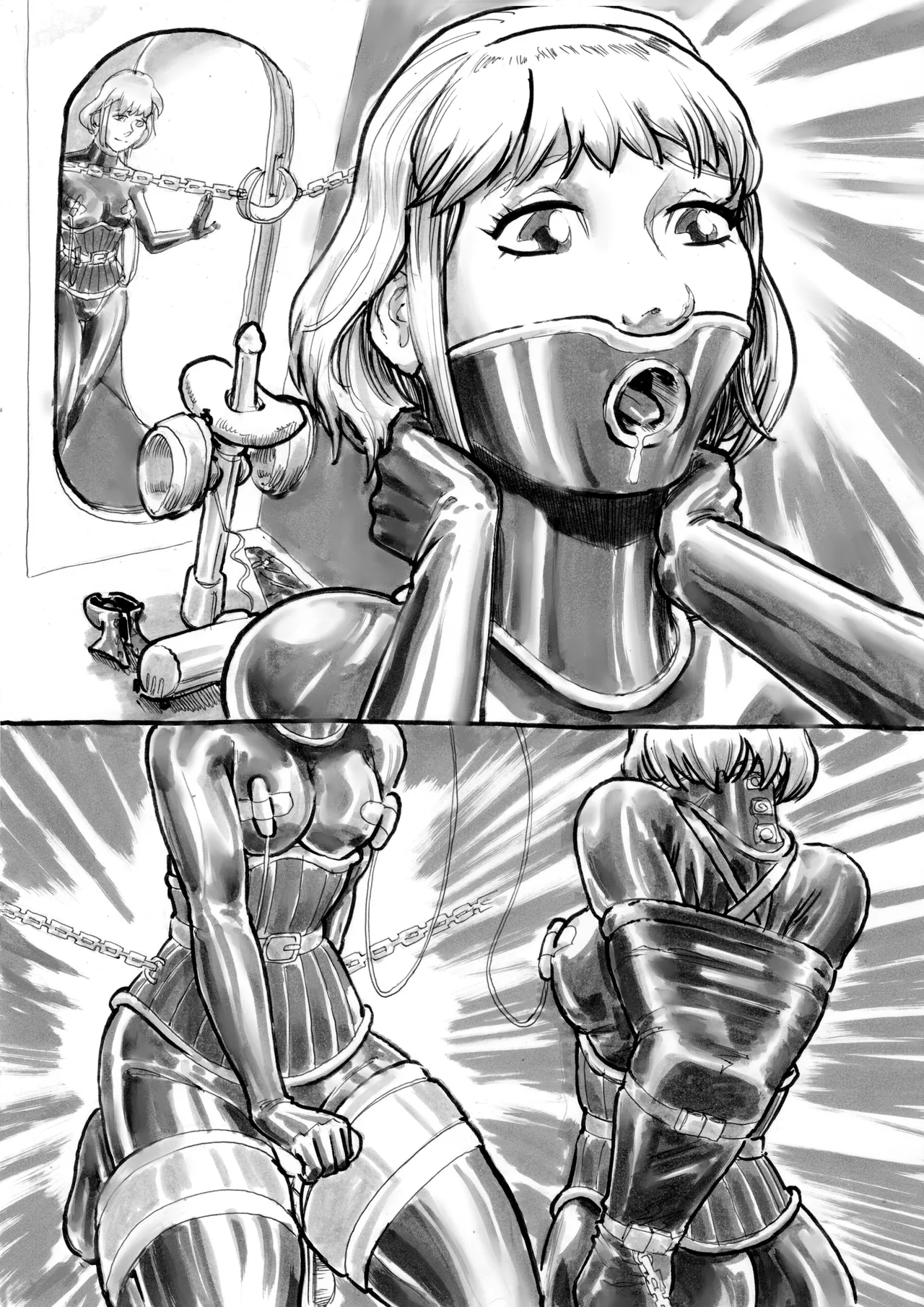 Wet_twist page 9 original parody - bondage bodysuit hentai manga - read online free