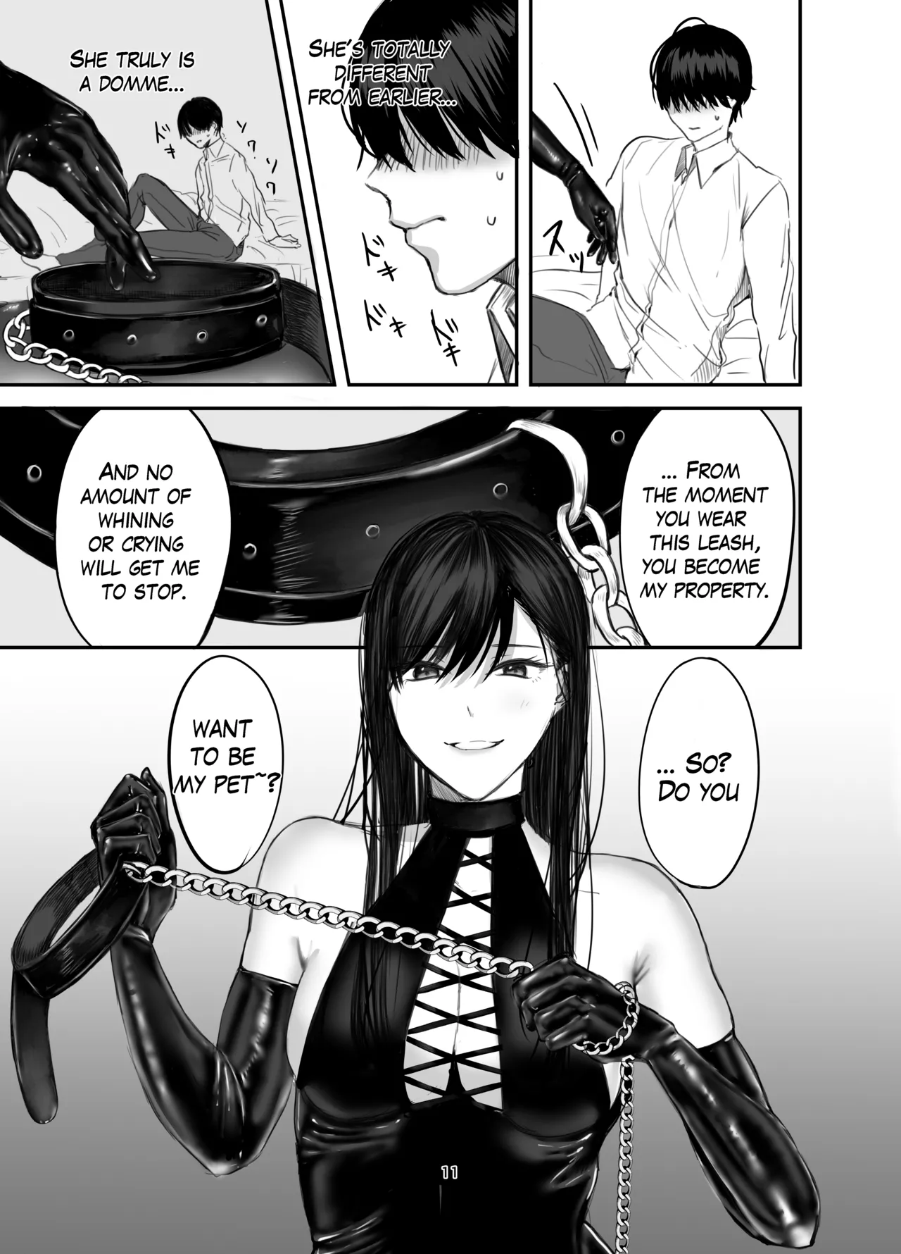 The Story of How I Became an SNS Domme’s Pet 1 page 10 original parody - sole female sole male hentai manga - read online free