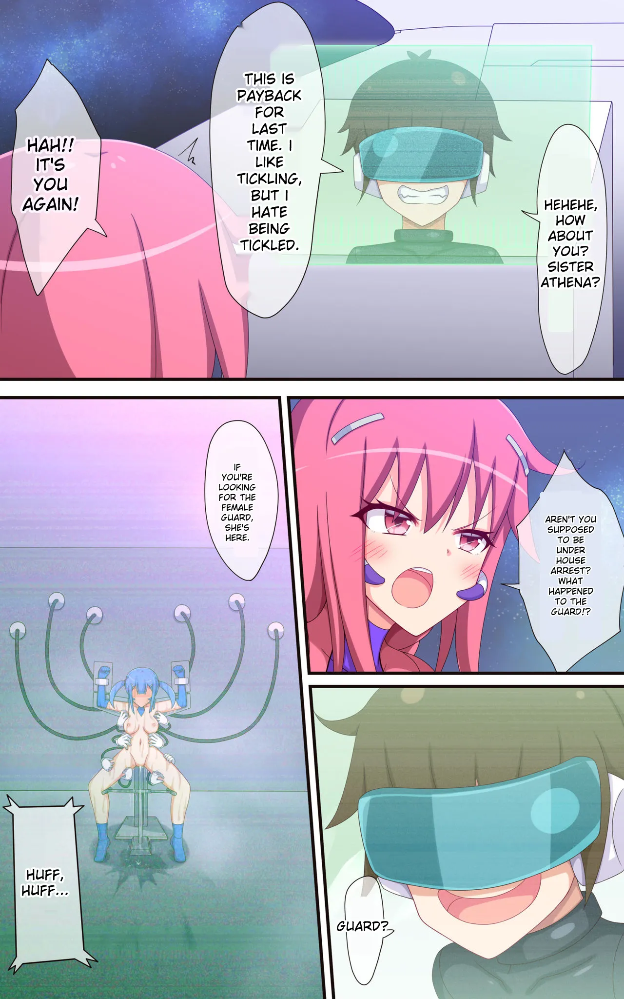 Kusuguri Robokan Comic: Hacker Boy Strikes Back page 10 original parody - big breasts machine hentai manga - read online free