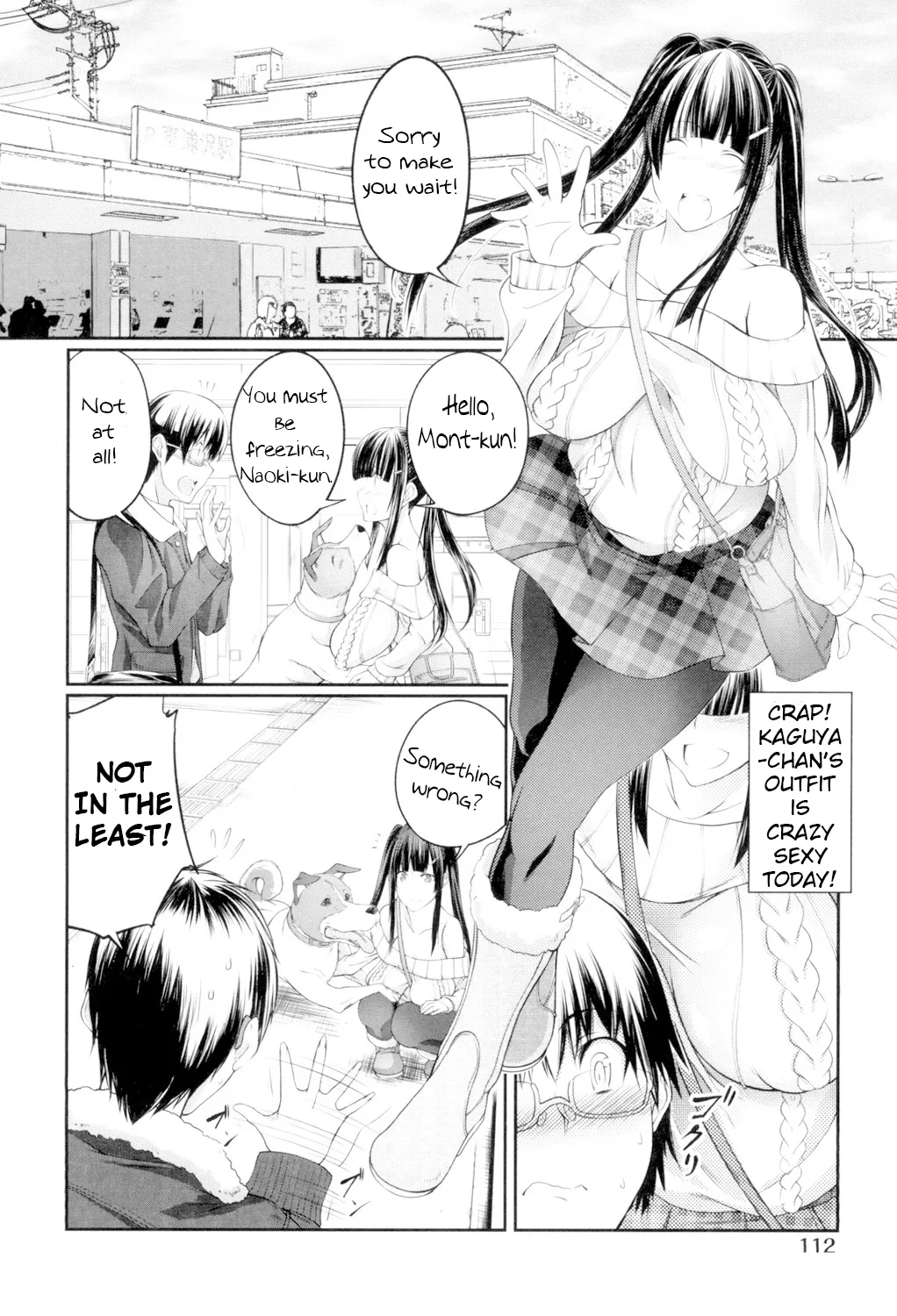 Juukan Koimonogatari | Bestiality Love Stories page 113 - kissing big breasts hentai manga - read online free