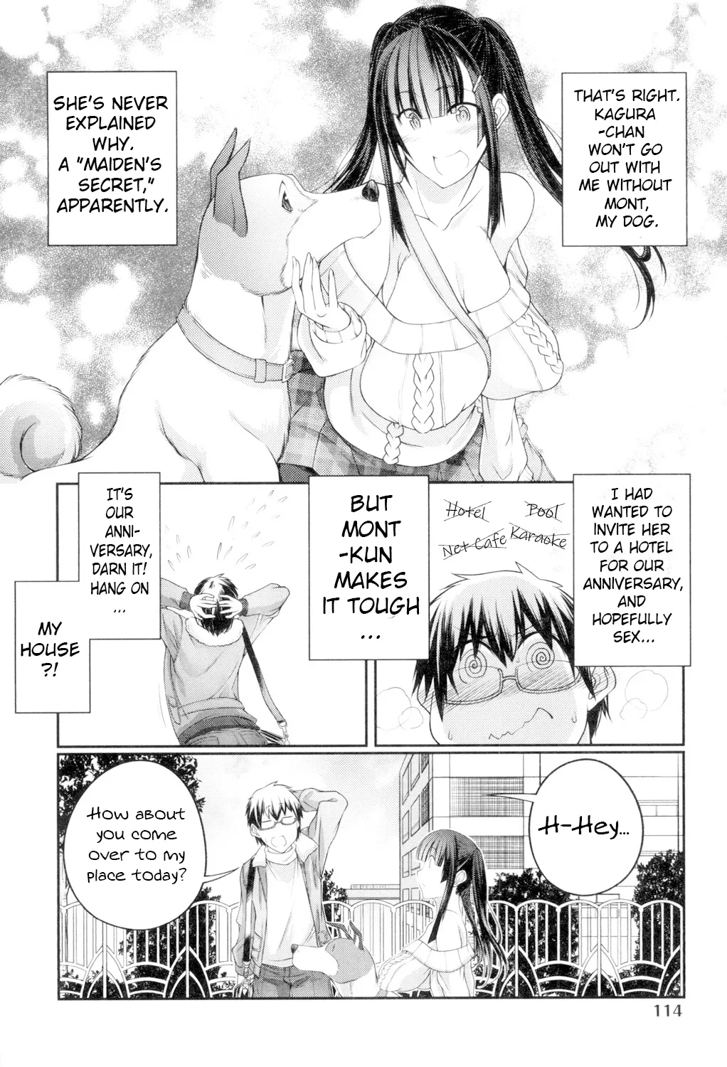 Juukan Koimonogatari | Bestiality Love Stories page 115 - nakadashi big penis hentai manga - read online free