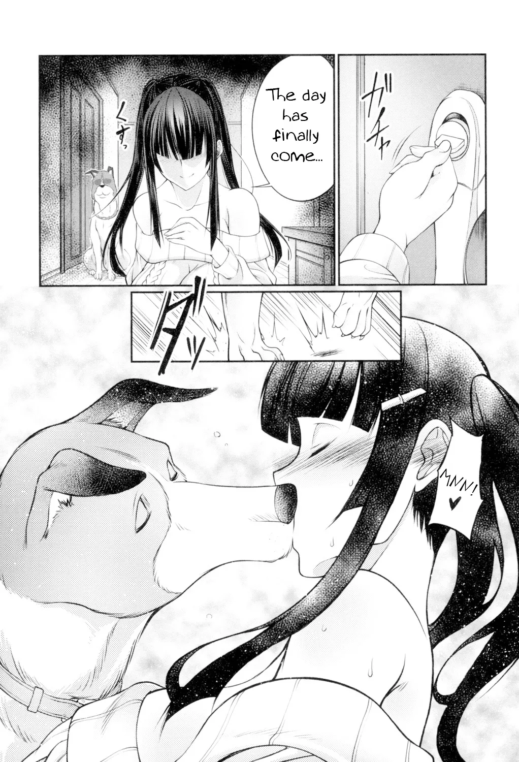 Juukan Koimonogatari | Bestiality Love Stories page 119 - kissing big breasts hentai manga - read online free