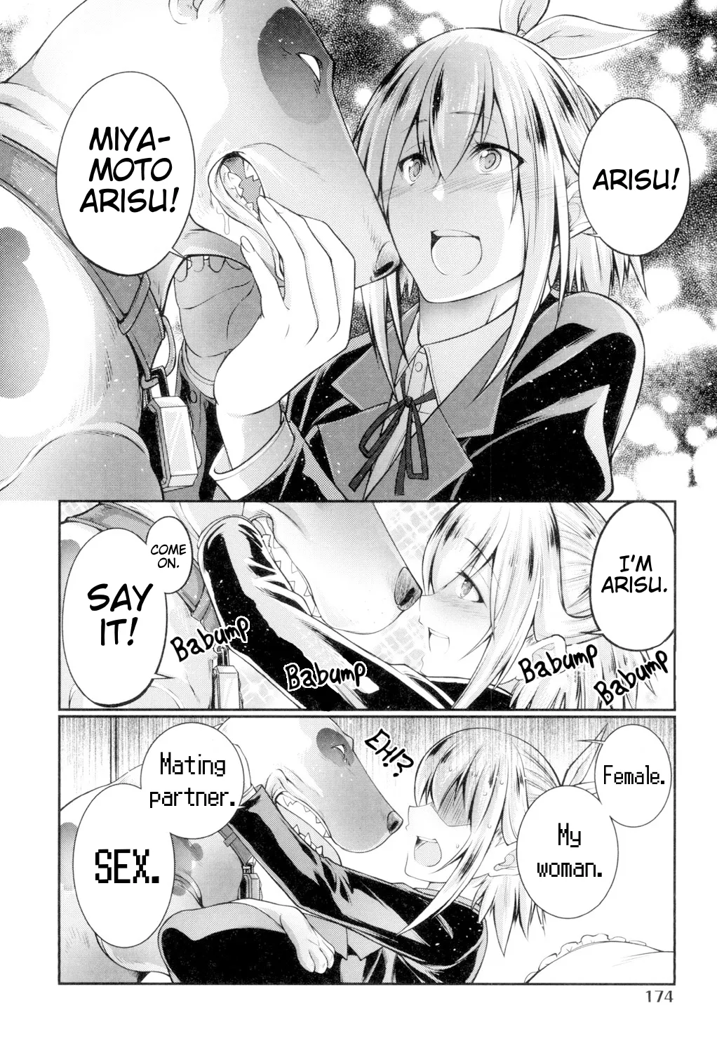 Juukan Koimonogatari | Bestiality Love Stories page 176 - kissing big breasts hentai manga - read online free