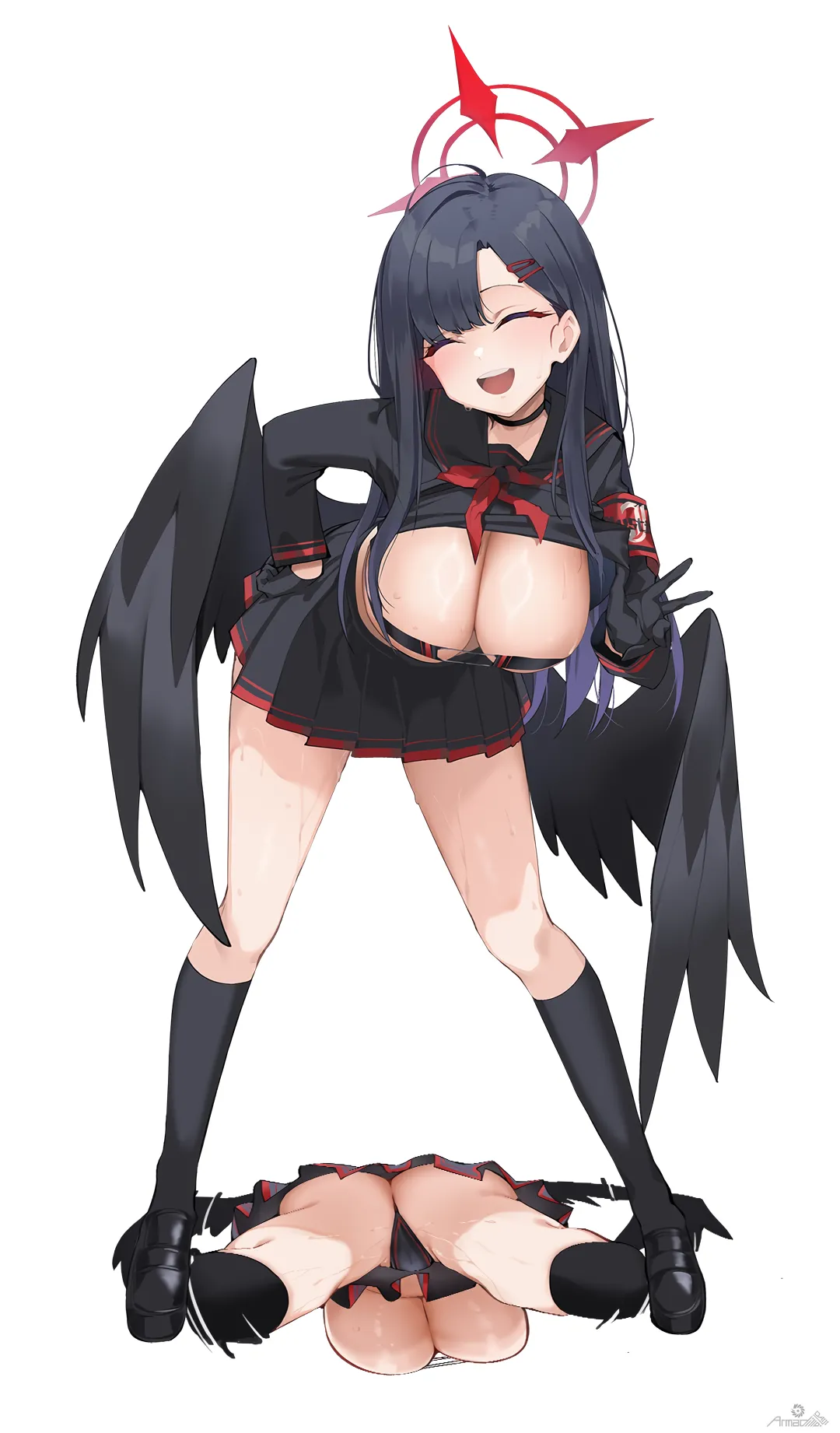 [Armadillo (Renji, Daiji)] Tamari ni Tamatta Seiyoku Uketomemasu Sensei no Koto ga Daisukidakara... Seishori Schedule Go-Youi Shimashita 3 ーI’ll Handle Your Pent-Up Lust! Sensei! We Really Love You, So... We’ve Come Up With A Way To... Relieve You❤ 3 (Blue Archive) [English] [head empty] page 22 featuring hasumi hanekawa blue archive parody - wings big breasts hentai manga - read online free