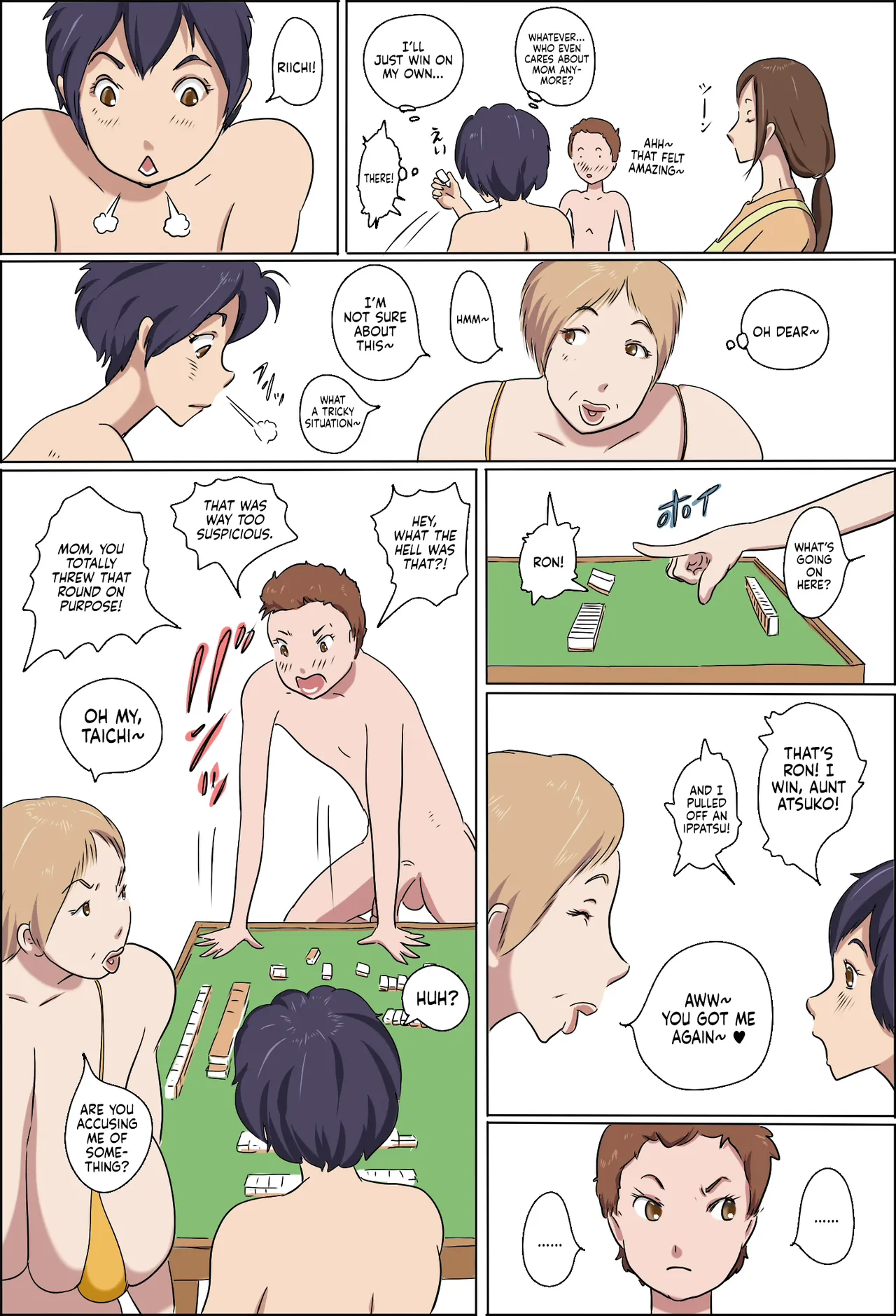 Kazoku Taikou Mahjan Taikai | Mahjong Showdown page 12 original parody - milf big breasts hentai manga - read online free