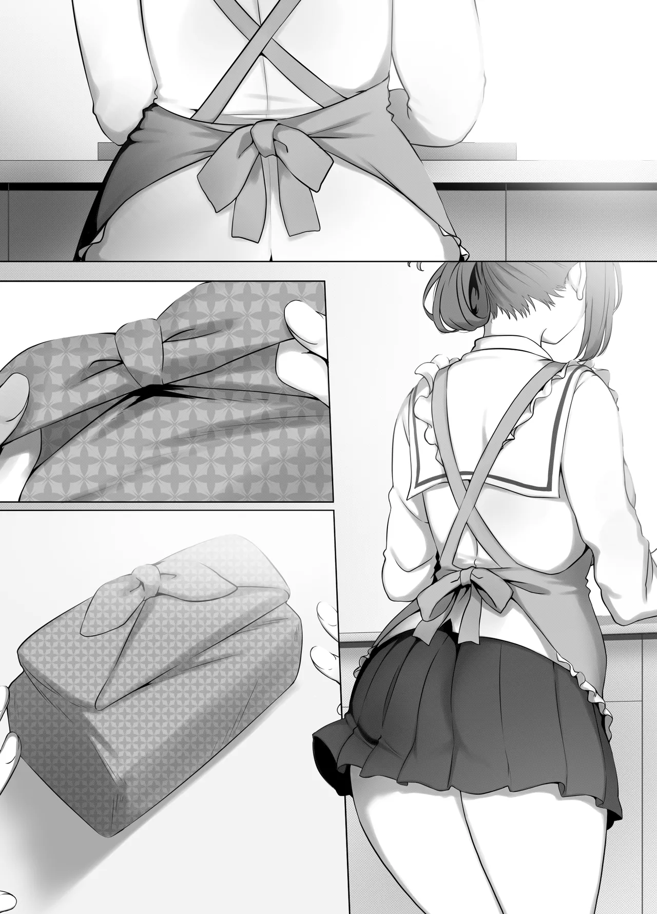 [k-Ten] Osanazuma Shizuku-chan no Netorare Shinkon Seikatsu -Sono Pichipichi no Karada o Tonari no Saitei Ero Jijii no Dekachin de Musaborareru JK Osanazuma- page 44 original parody - big penis mosaic censorship hentai manga - read online free