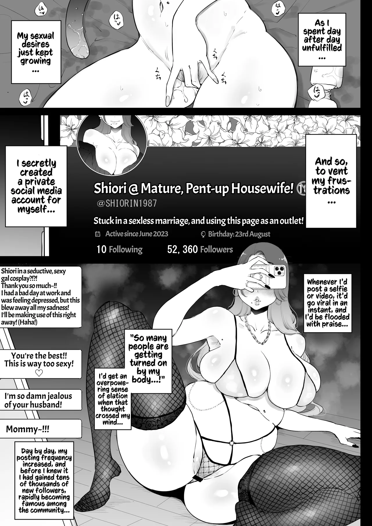 [Sky Dogma (Pandacorya)] Bijin Tsuma, Ichinose Shiori 37 wa, Musume no Yuujin ni Idakareteiru | Beautiful Wife Shiori Ichinose (37) Is Getting Banged By Her Daughter's Female Friend [English] [Kusanuu] - Page 21