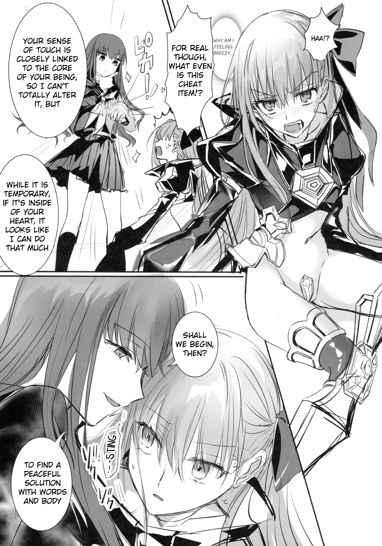 Hakuno wa Mujihi na Tsuki no Joou page 14 featuring passionlip fate extra parody - big breasts females only hentai manga - read online free