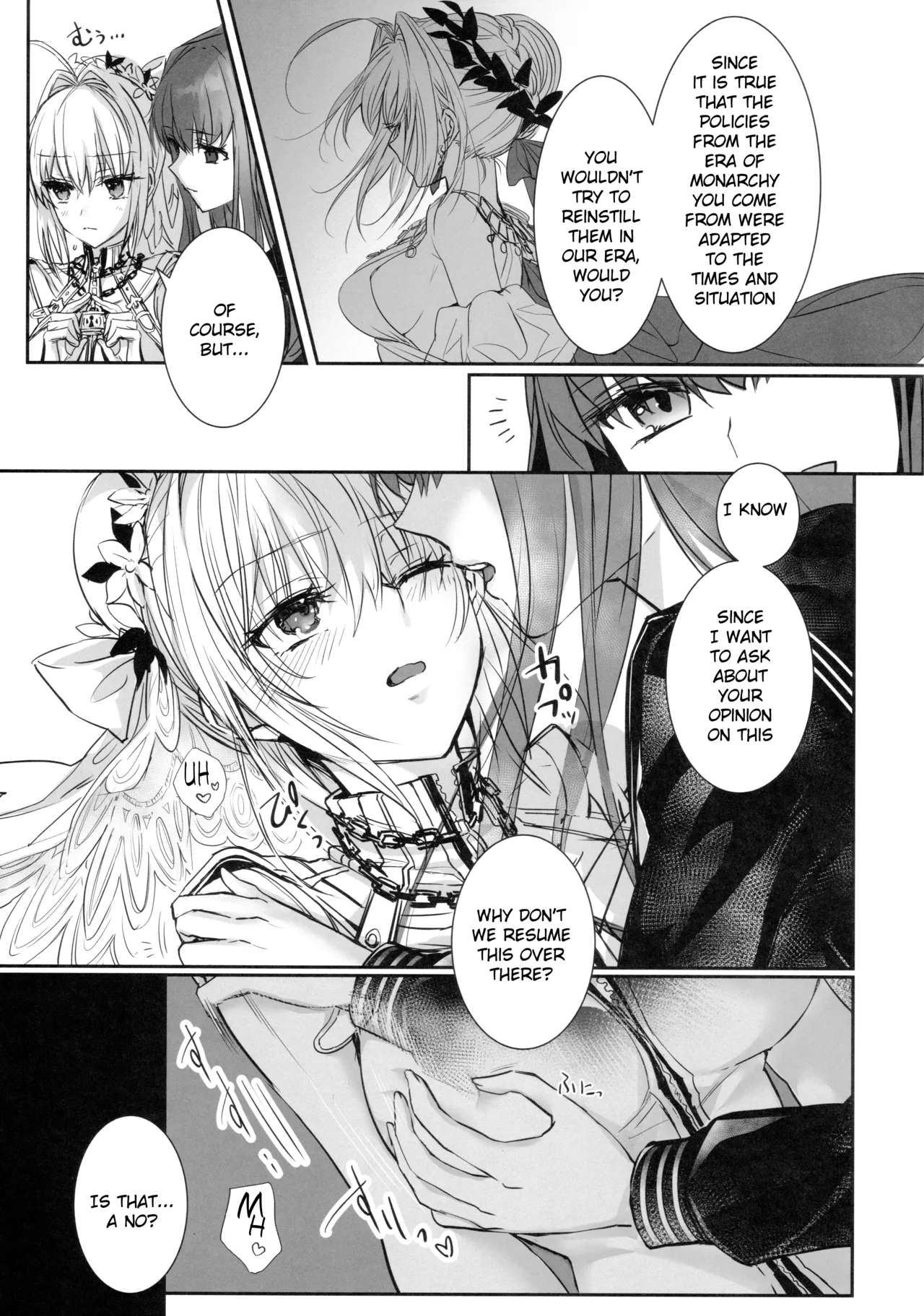 Hakuno wa Mujihi na Tsuki no Joou page 24 featuring passionlip fate extra parody - big breasts females only hentai manga - read online free
