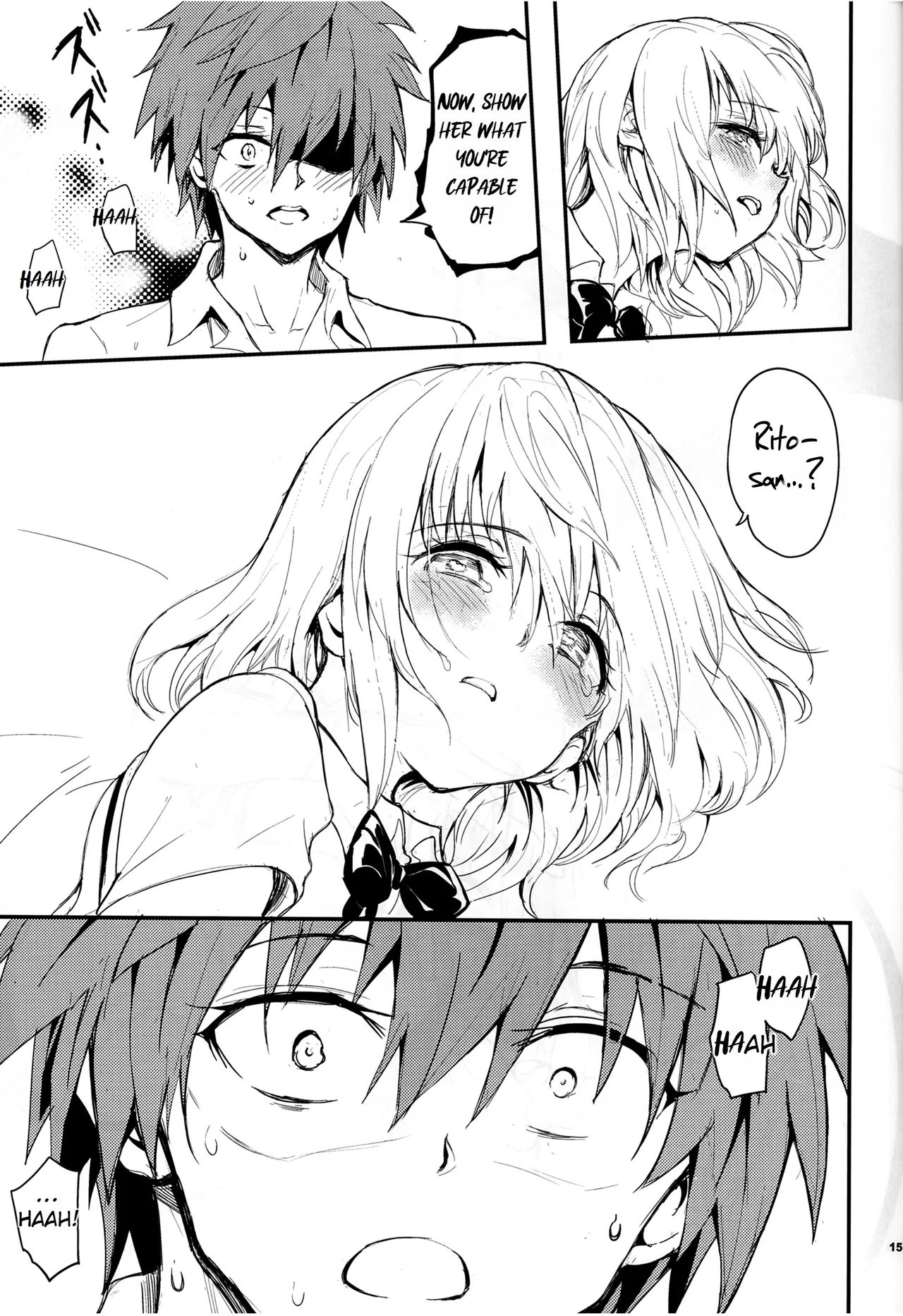 Harem Kyouiku - My Harem Education page 14 featuring momo velia deviluke to love-ru parody - schoolboy uniform full censorship hentai manga - read online free