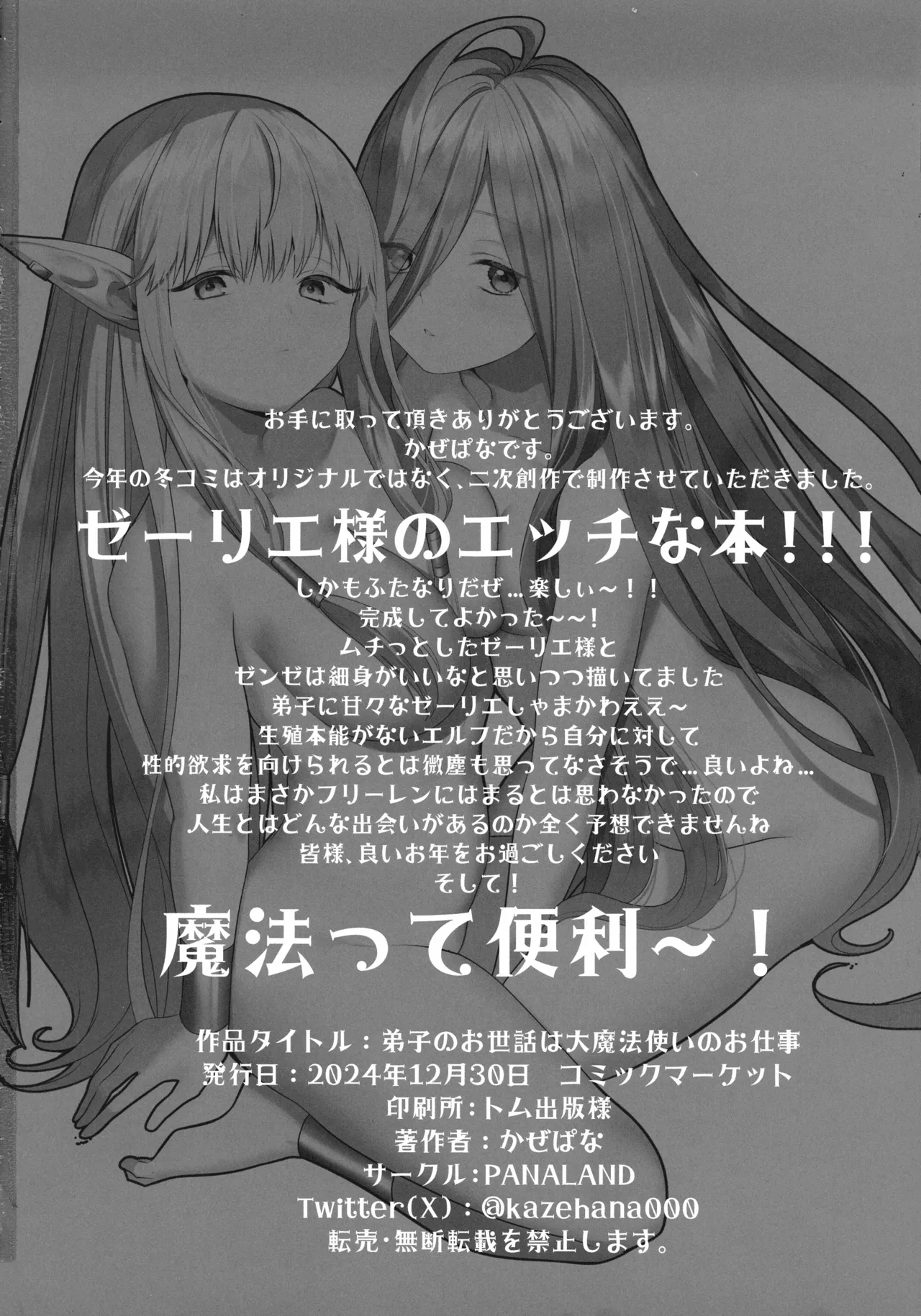 Deshi no Osewa wa Dai Mahoutsukai no Oshigoto page 29 featuring serie sousou no frieren parody - futanari elf hentai manga - read online free