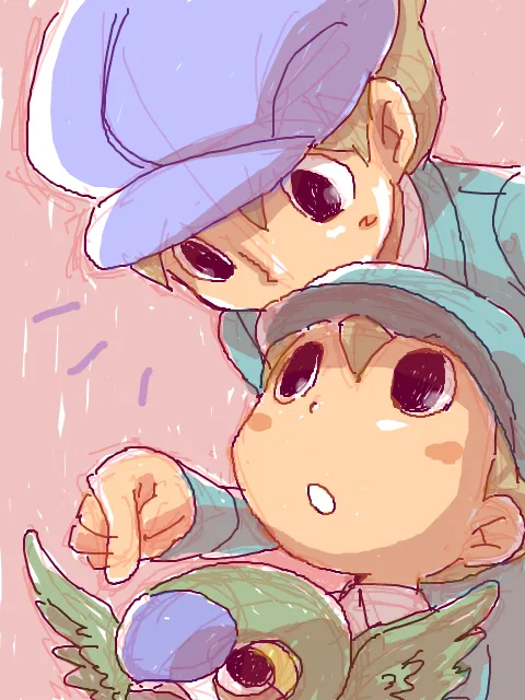 Professor Layton set page 62 featuring luke triton professor layton parody - males only yaoi hentai manga - read online free