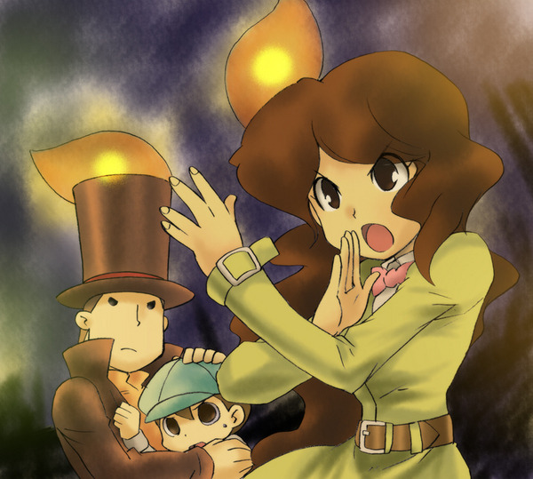 Professor Layton set page 86 featuring luke triton professor layton parody - males only yaoi hentai manga - read online free
