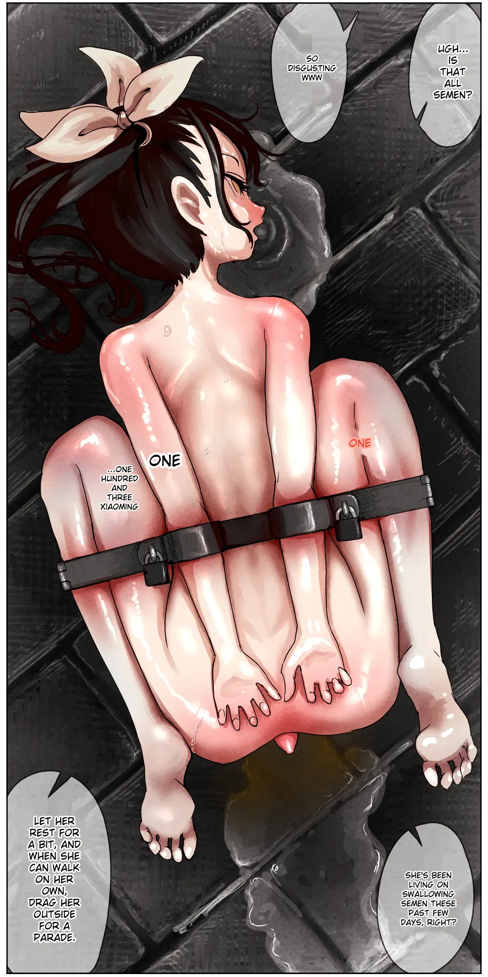 Haiboku Kenshi ~ The story of a woman who was defeated by a samurai Kenshi page 110 - rough translation hentai manga - read online free