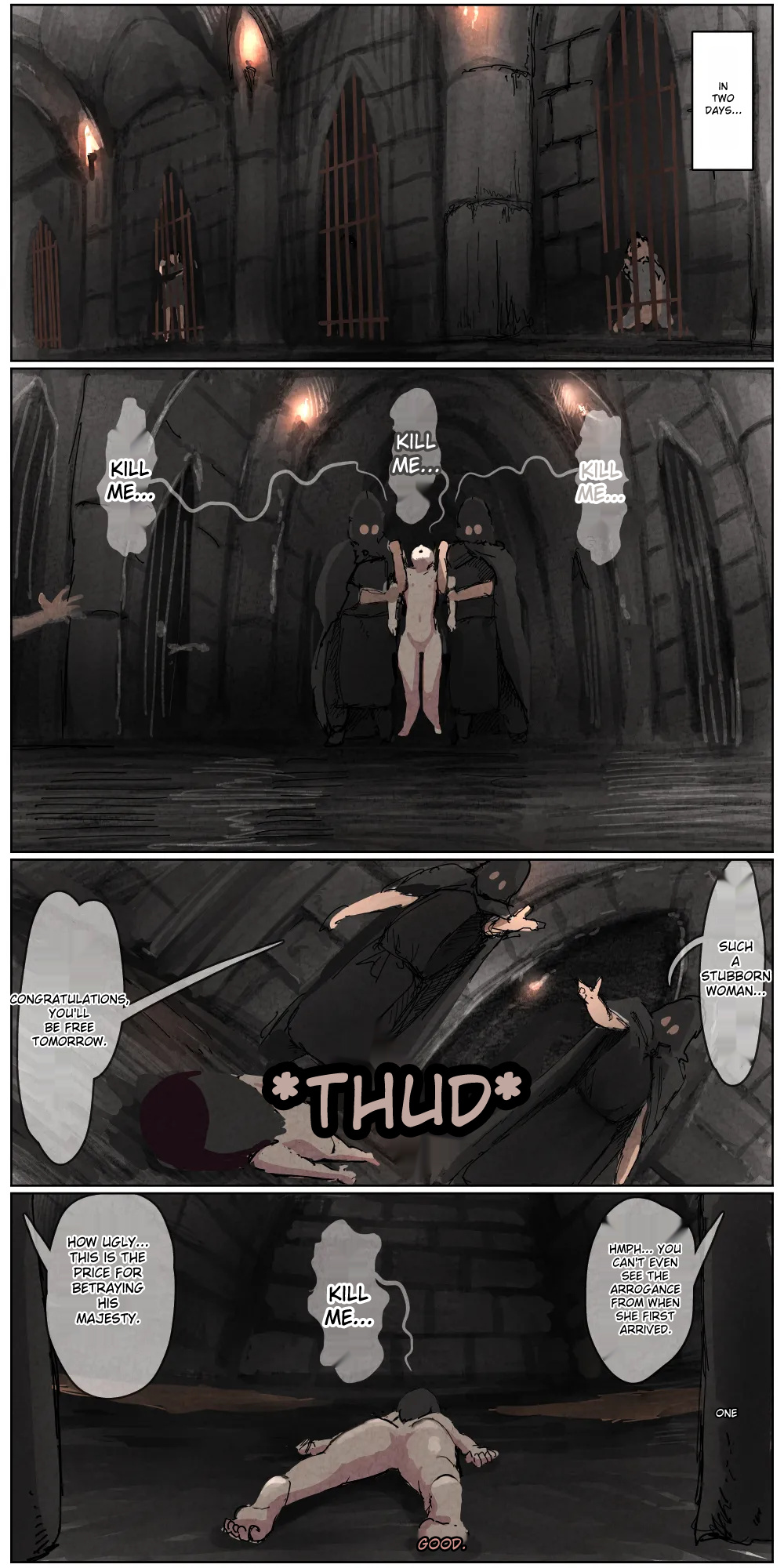 Haiboku Kenshi ~ The story of a woman who was defeated by a samurai Kenshi page 139 - rough translation hentai manga - read online free