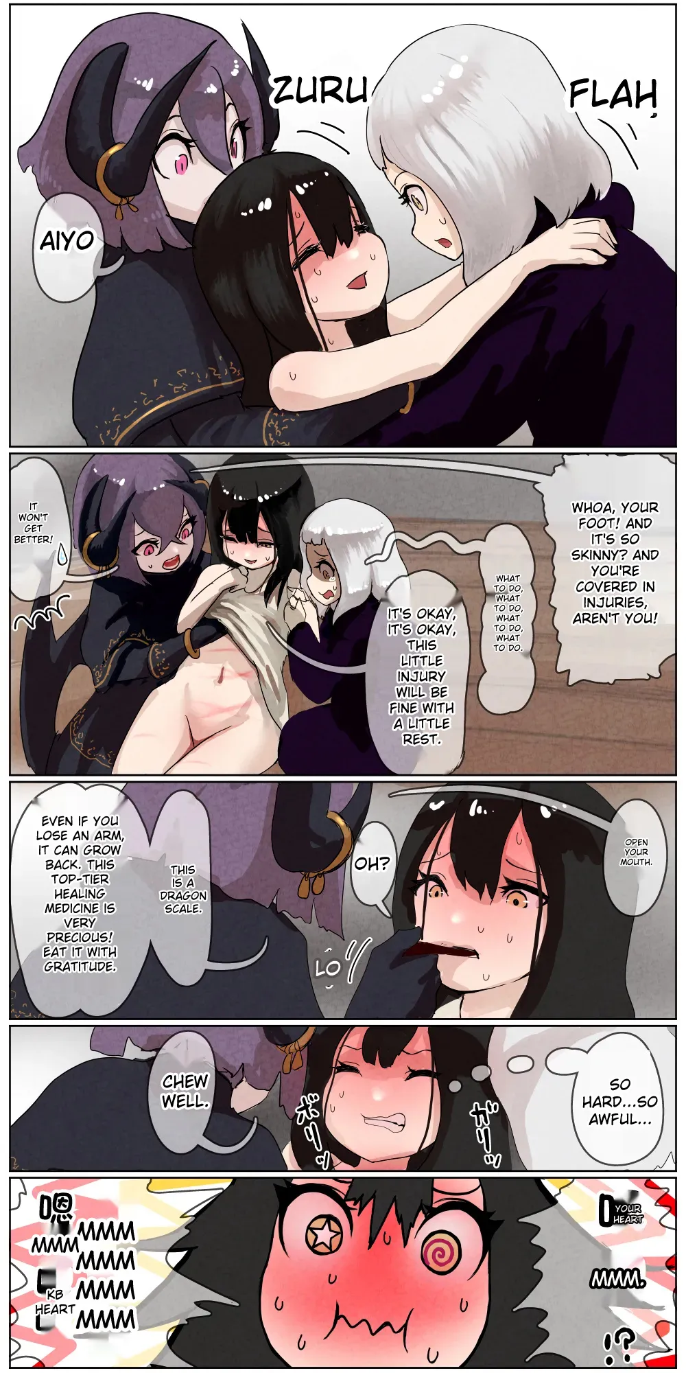 Haiboku Kenshi ~ The story of a woman who was defeated by a samurai Kenshi page 155 - rough translation hentai manga - read online free