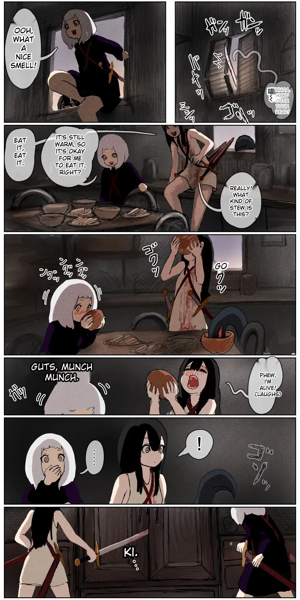 Haiboku Kenshi ~ The story of a woman who was defeated by a samurai Kenshi page 165 original parody - mosaic censorship rough translation hentai manga - read online free