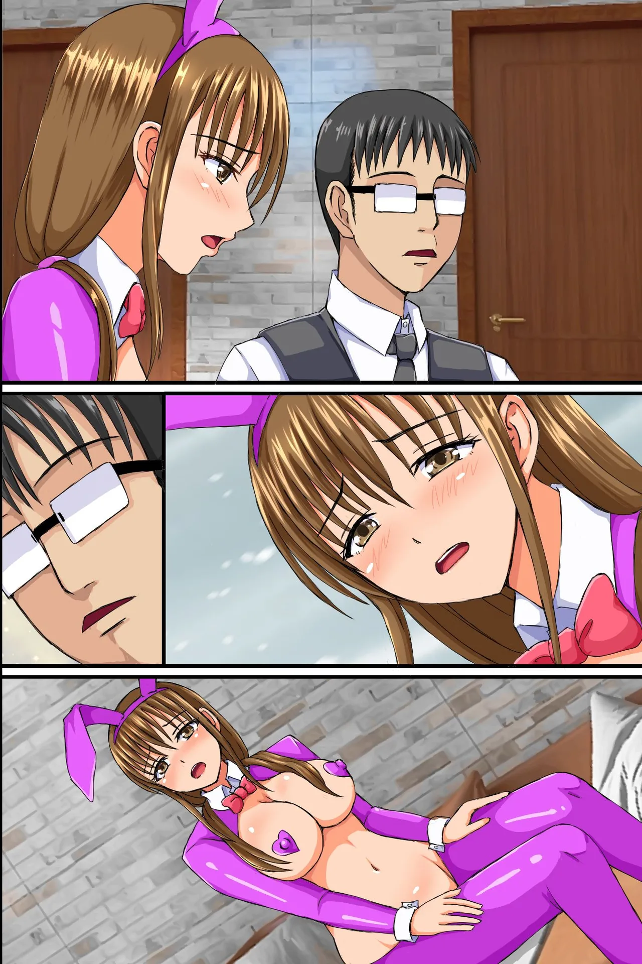 Shokuba ni Kyonyuu Tsuma-tachi ni Anji o Kakete Mitara Akkenaku Zenin Chinochishimashita. Ayatsuri Souchi de Okkanai Shokuba no Hitozuma Joushi mo Bitch na Nikuana ni Shichaou! page 82 original parody - milf group hentai manga - read online free