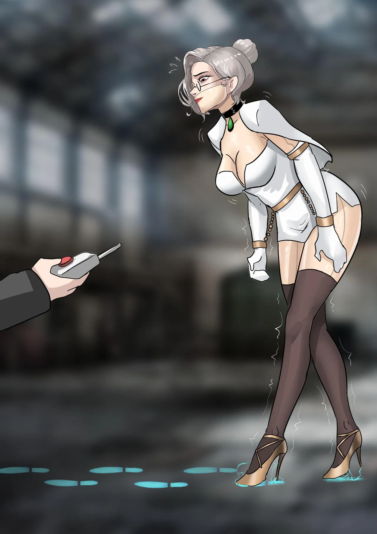 《完美的伪装拘束 》美女被精密道具伪装拘束 被迫拘束行走 被路人肆意玩弄无法反抗 - Page 23