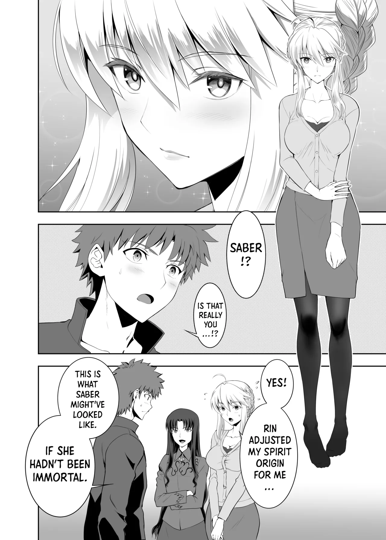 SABER COMPLEX 2 page 19 featuring saber fate stay night parody - sole female sole male hentai manga - read online free