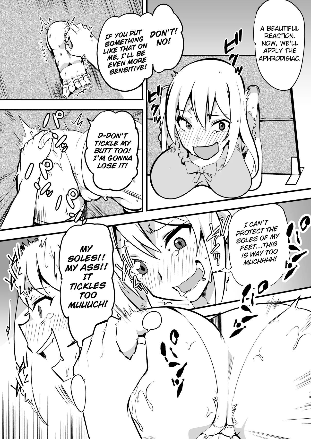 Masochist Crusader's Ultimate Tickling Hell page 14 featuring darkness kono subarashii sekai ni syukufuku o parody - big breasts no penetration hentai manga - read online free