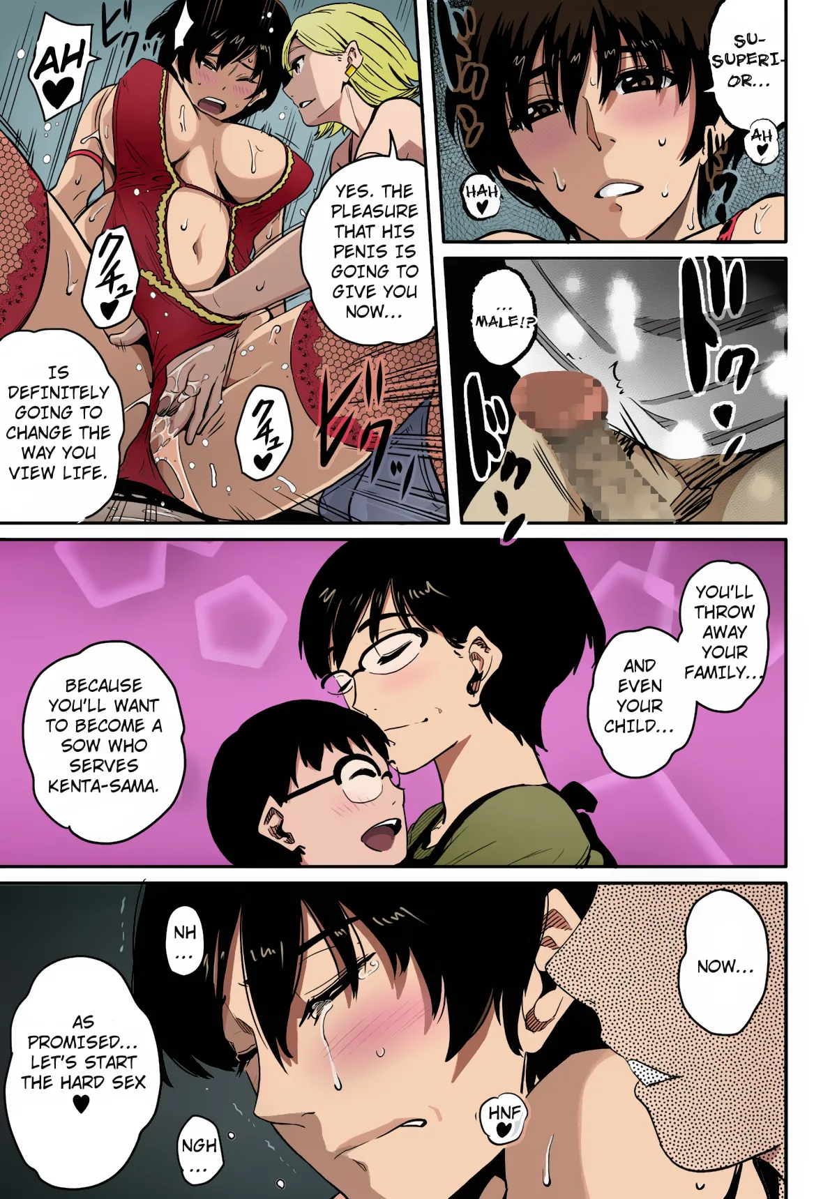 Hahaoya Shikkaku Elite Oyako no M Buta Netorare Tenraku Jinsei page 67 original parody - full color paizuri hentai manga - read online free