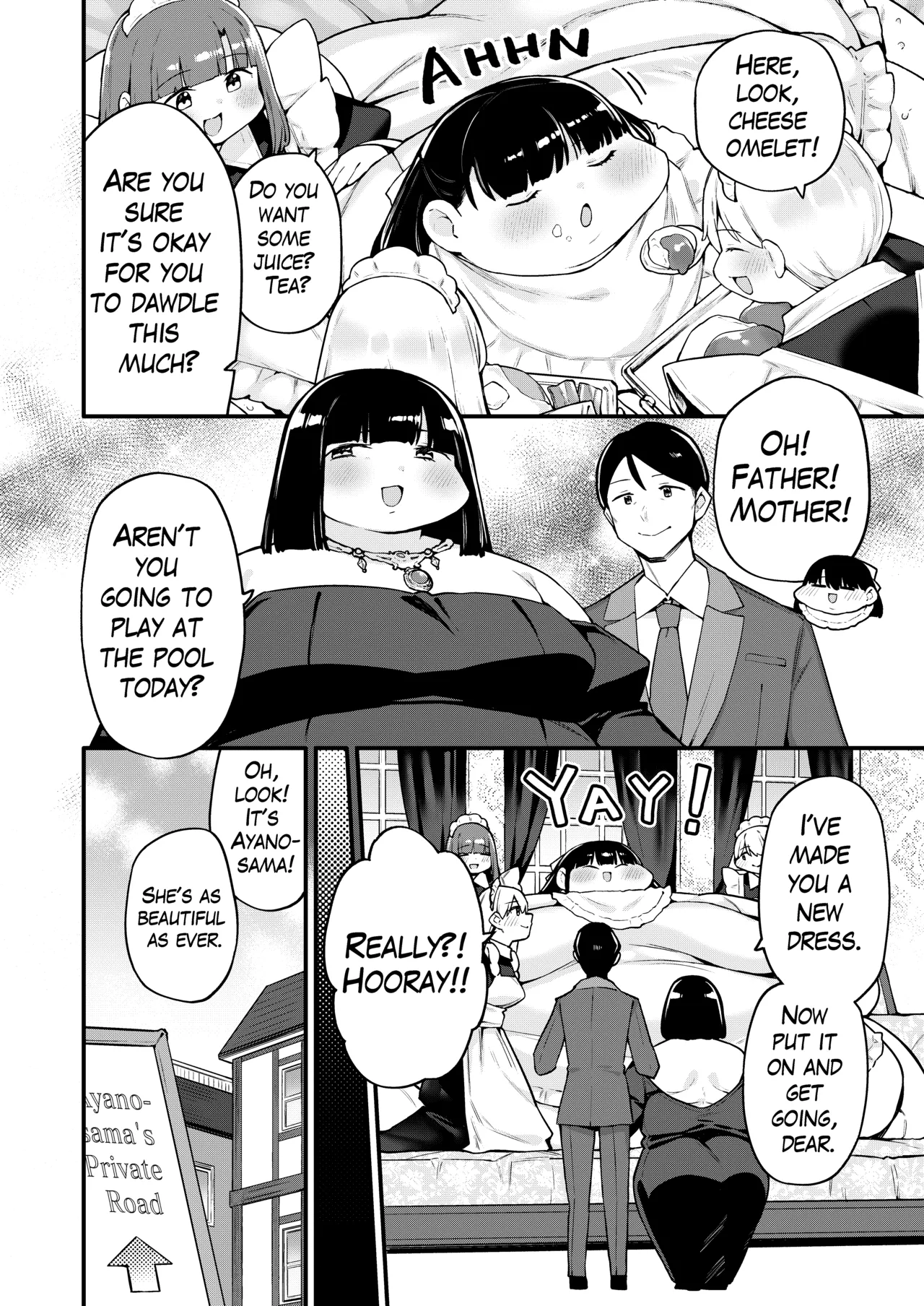 Ayano's Weight Gain Diary: Dream! - Page 10