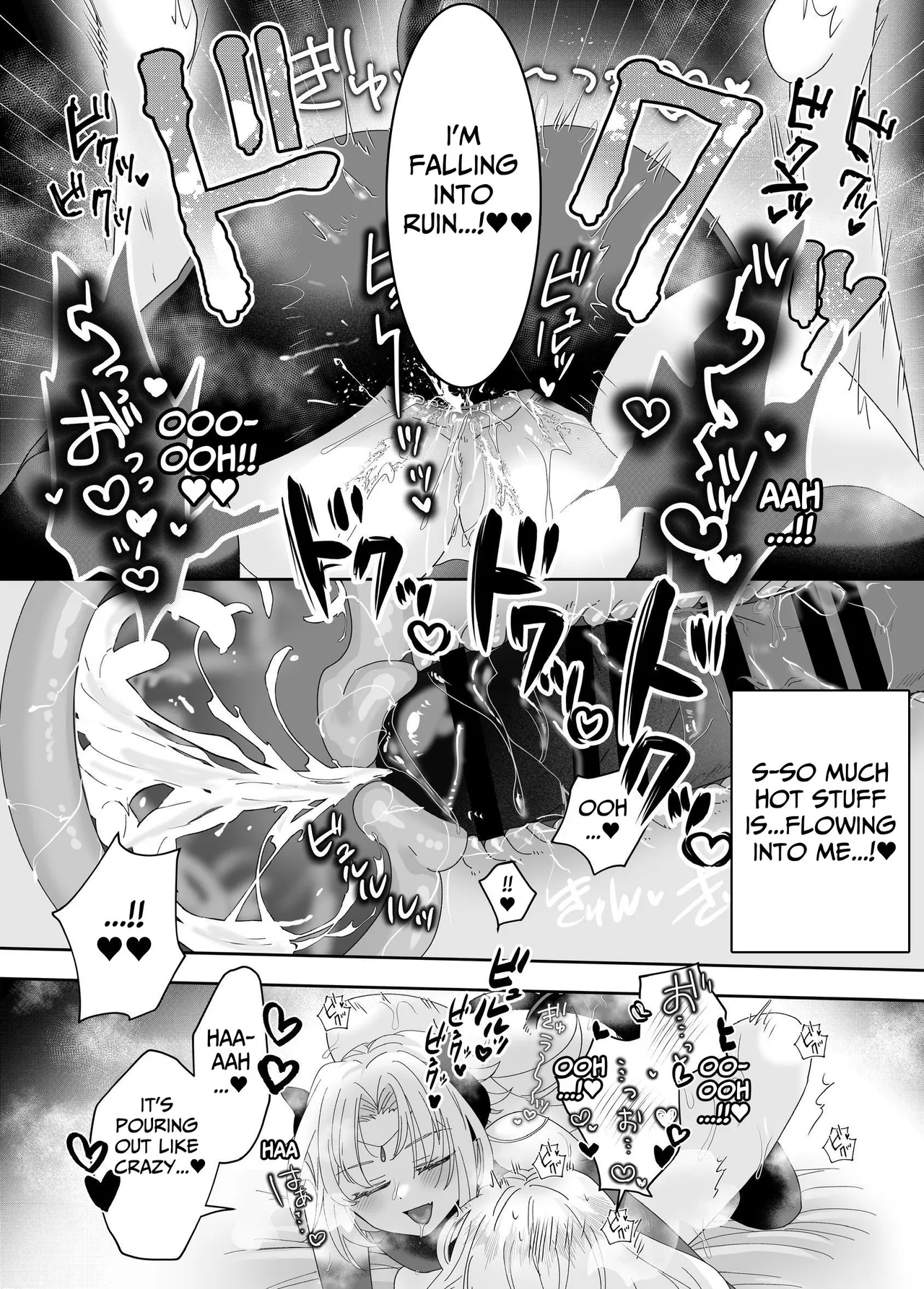 Tensei Cheat Seijo wa Les Inma ni Otosareru | Reincarnated Cheat Saintess Falls To A Lesbian Succubus page 46 original parody - nakadashi gloves hentai manga - read online free