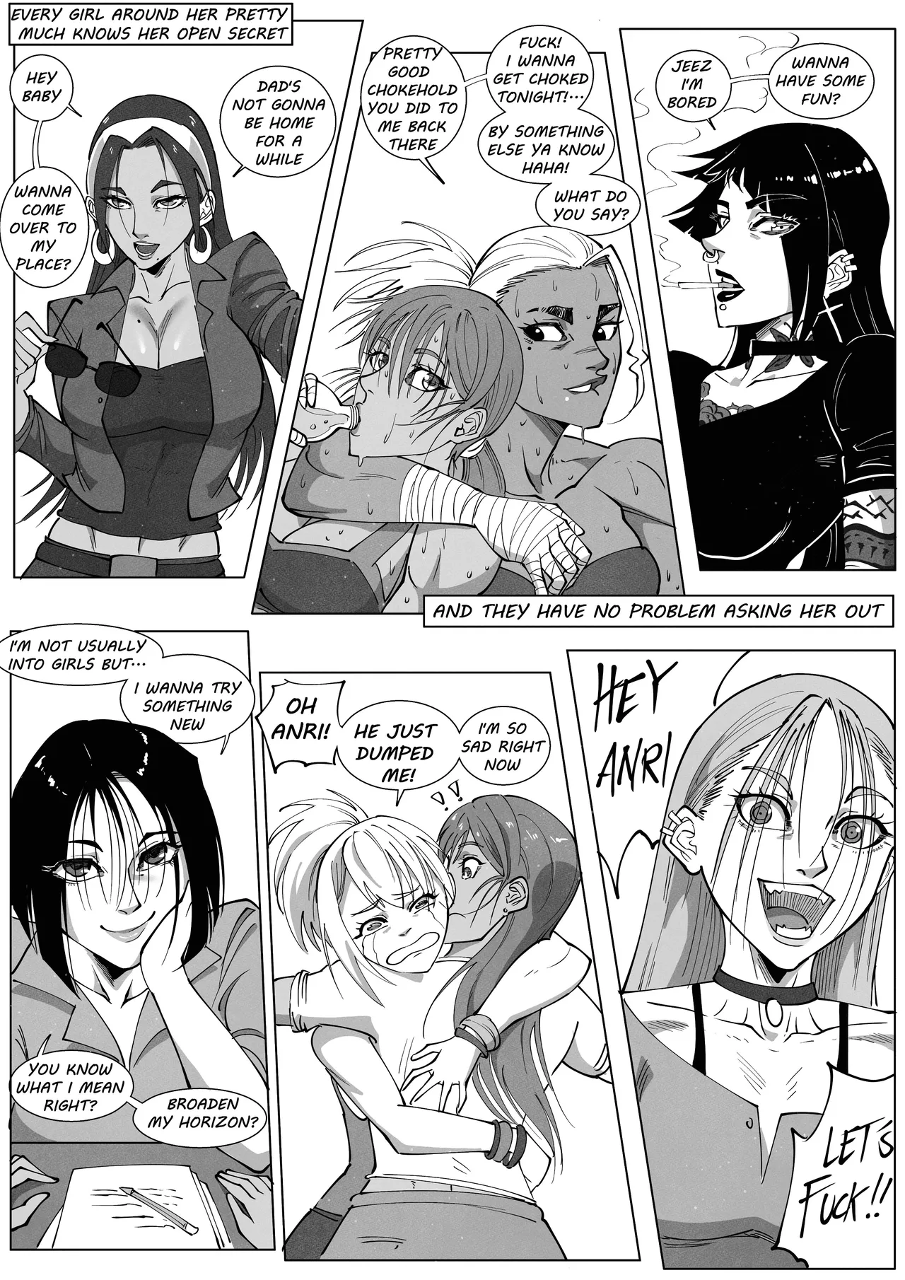GNO: Girl's Night Out - Issue 02 page 30 original parody - ttf threesome futanari hentai manga - read online free