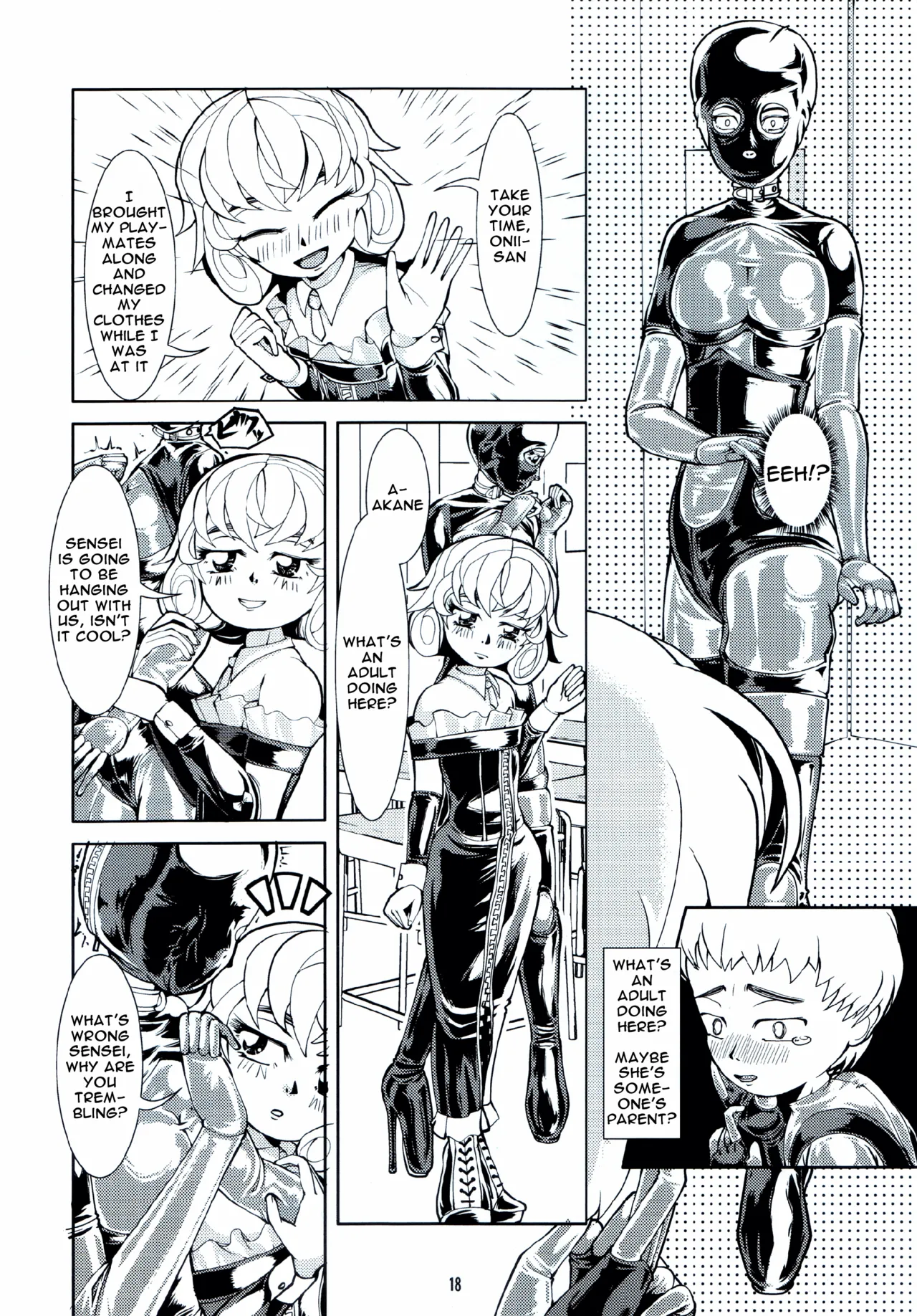 Fetish Academy page 18 original parody - blindfold femdom hentai manga - read online free