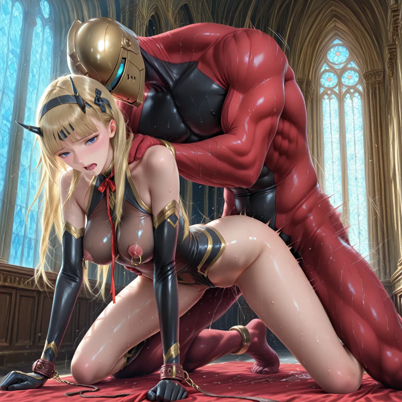 [ppkkmoon X BackyourLuck (mogO-721)] ヒロイン敗辱〜5人の敵に代わるがわる〜 EX !! 去馬塞克及補圖 (De-mosaic and add-image) Heroine Haijoku ~5-nin no Teki ni Kawarugawaru~ | Heroine Violation: Swapped Between 5 Enemies[Chinese][with 雷电将军汉化] page 127 original parody - bestiality monster hentai manga - read online free