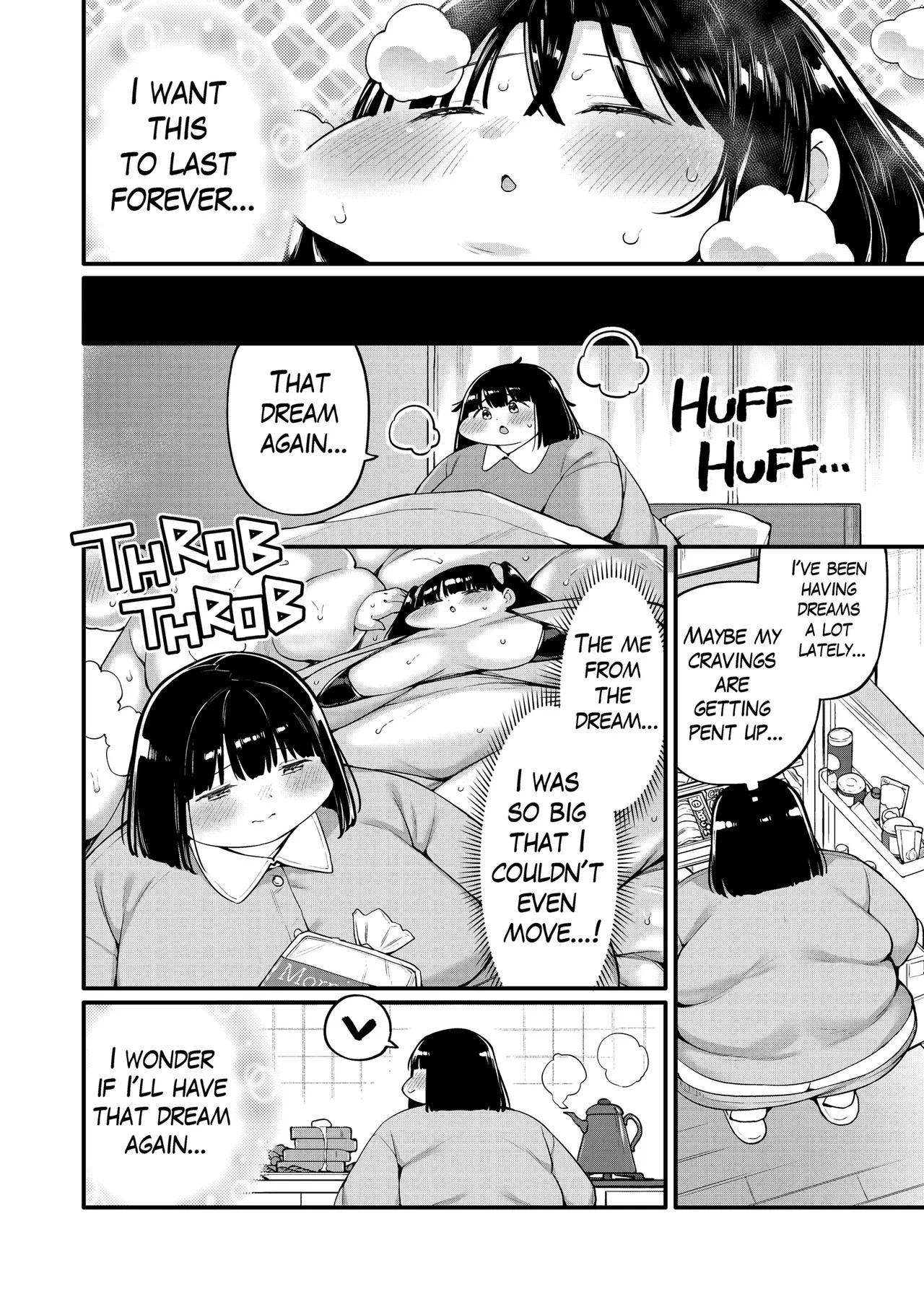 Ayano's Weight Gain Diary: Dream! - Page 16