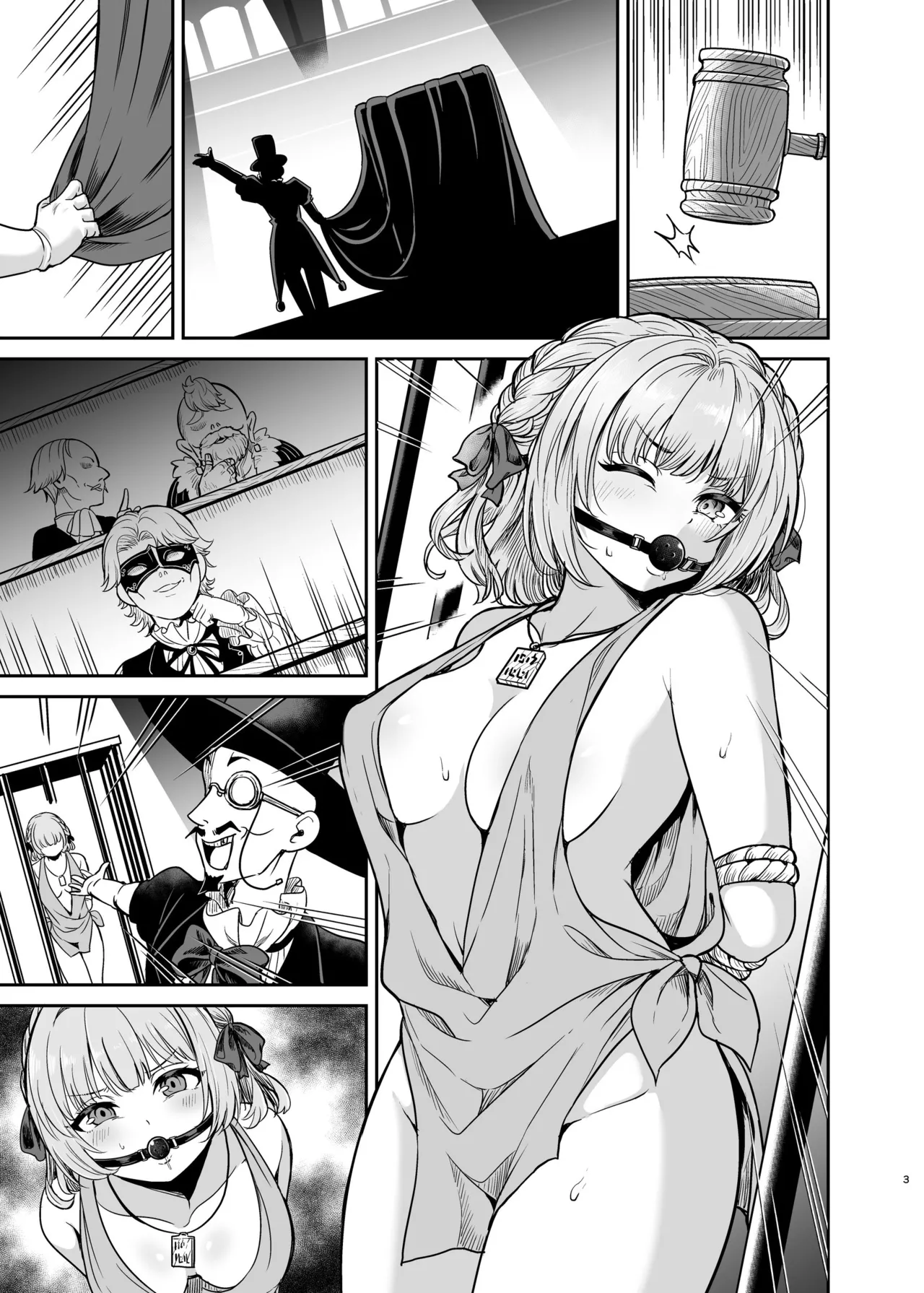 Yandere Mistress Sex Slave Education - Noble who Buys Childhood Friend page 48 original parody - mosaic censorship stockings hentai manga - read online free