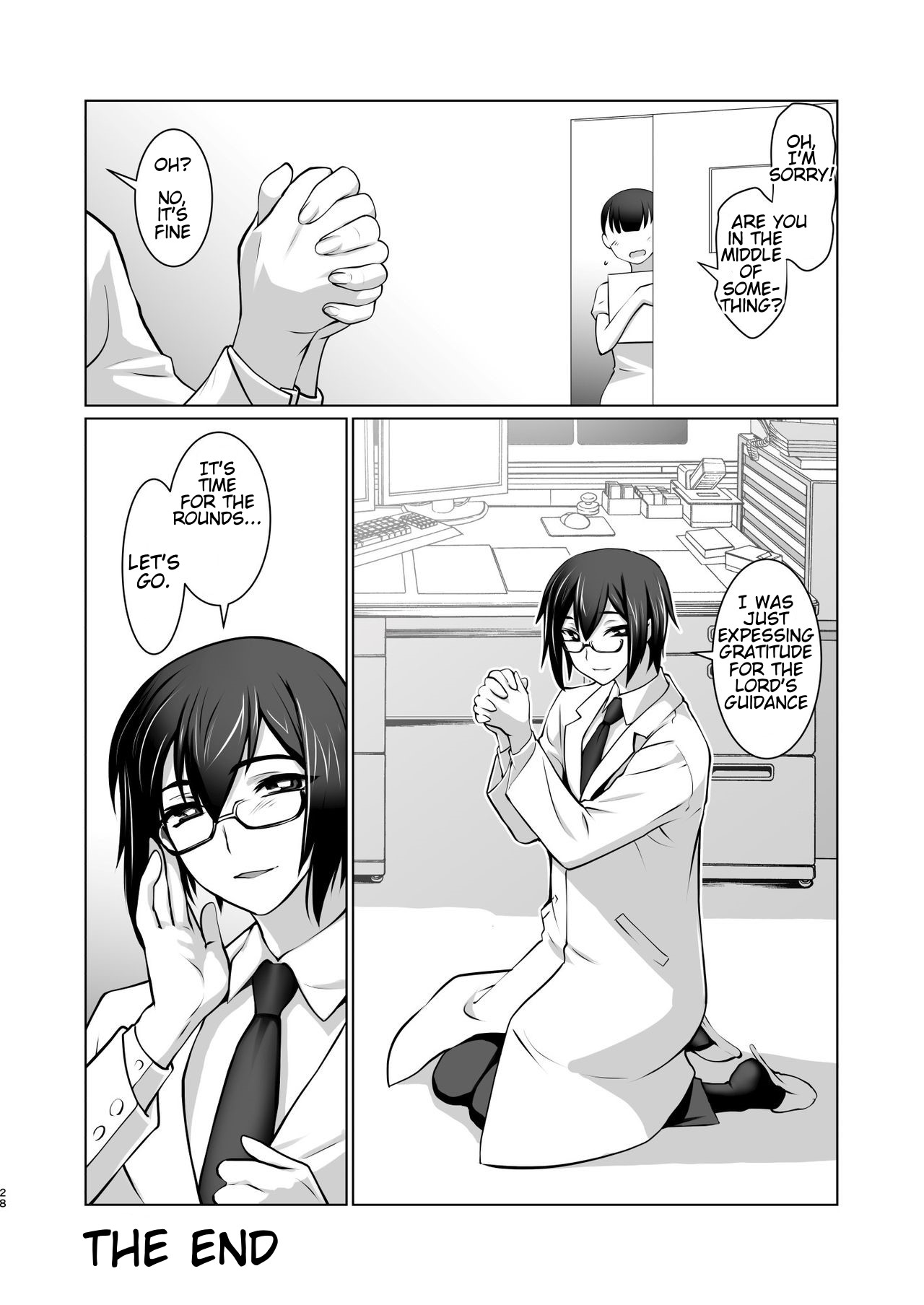Ki ga Tsuitara Isekai de Seishokusha Yattemashita. Douyara Tenshoku mitai desu. | Before I knew it, I was working as a sex worker in another world. It seems like it's my calling page 28 original parody - rough translation stockings hentai manga - read online free