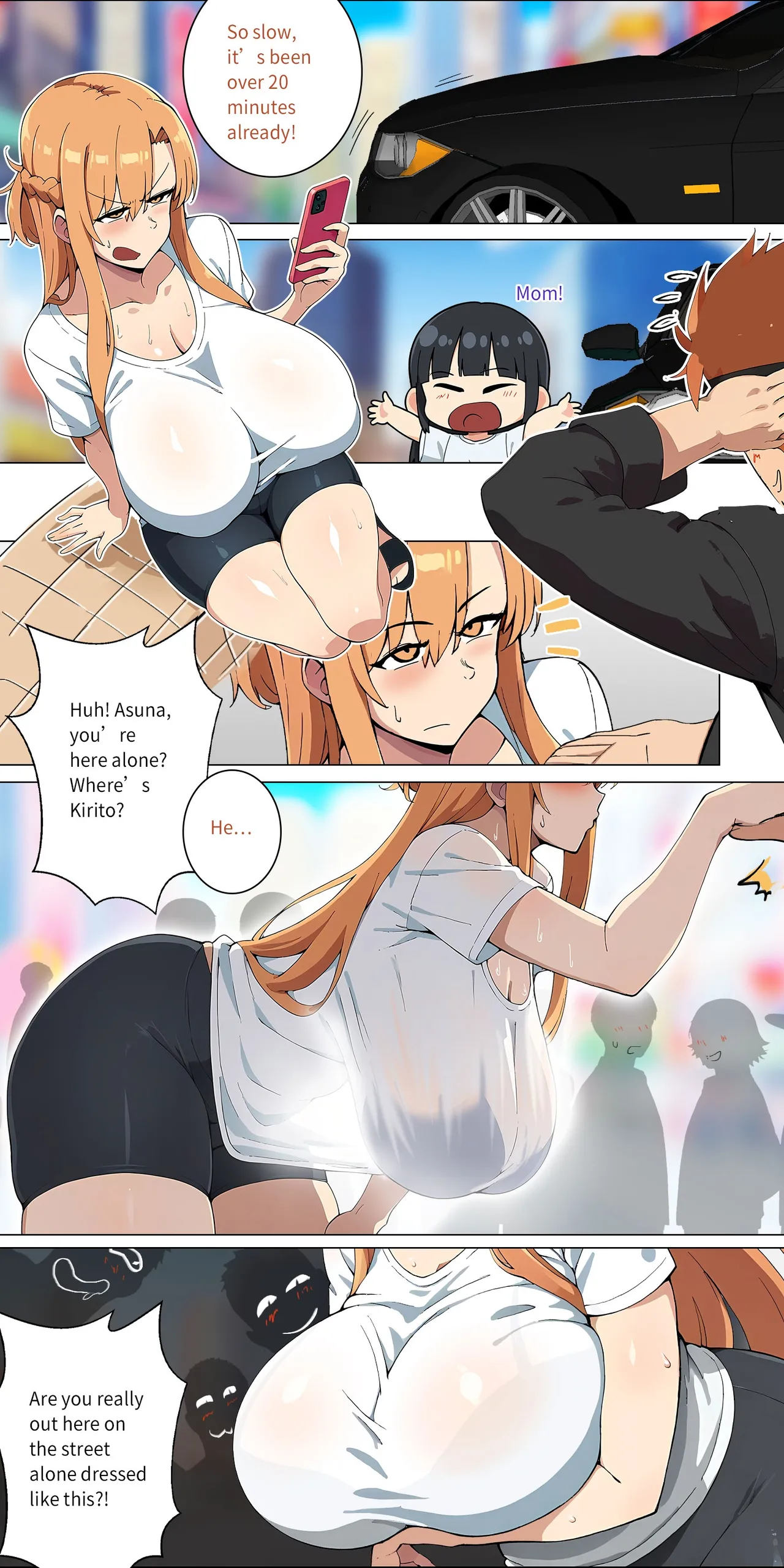 Asuna family 1-27 page 144 featuring asuna yuuki sword art online parody - full color big breasts hentai manga - read online free