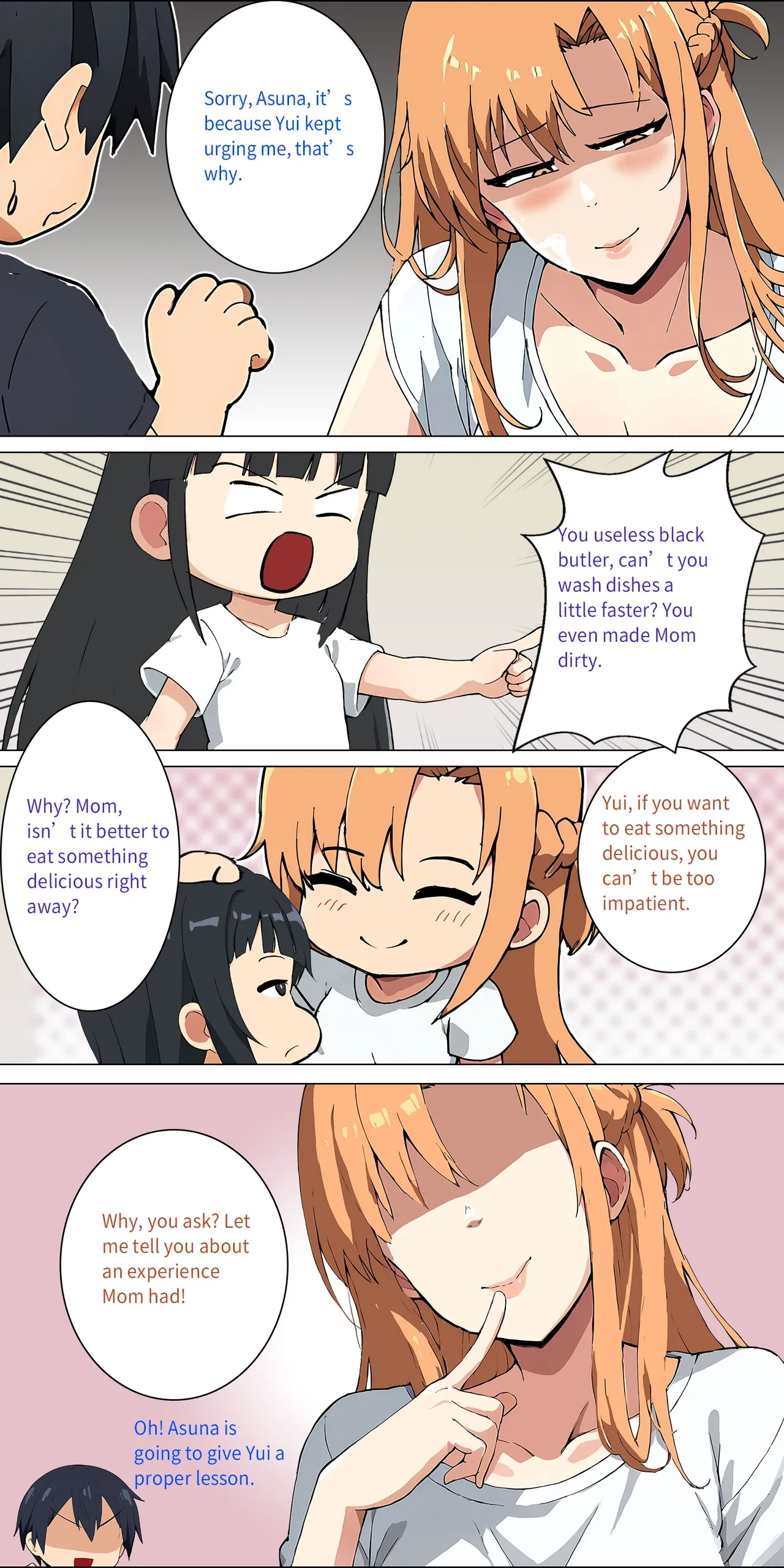 Asuna family 1-27 page 65 featuring ryoutarou tsuboi | klein sword art online parody - full color big breasts hentai manga - read online free