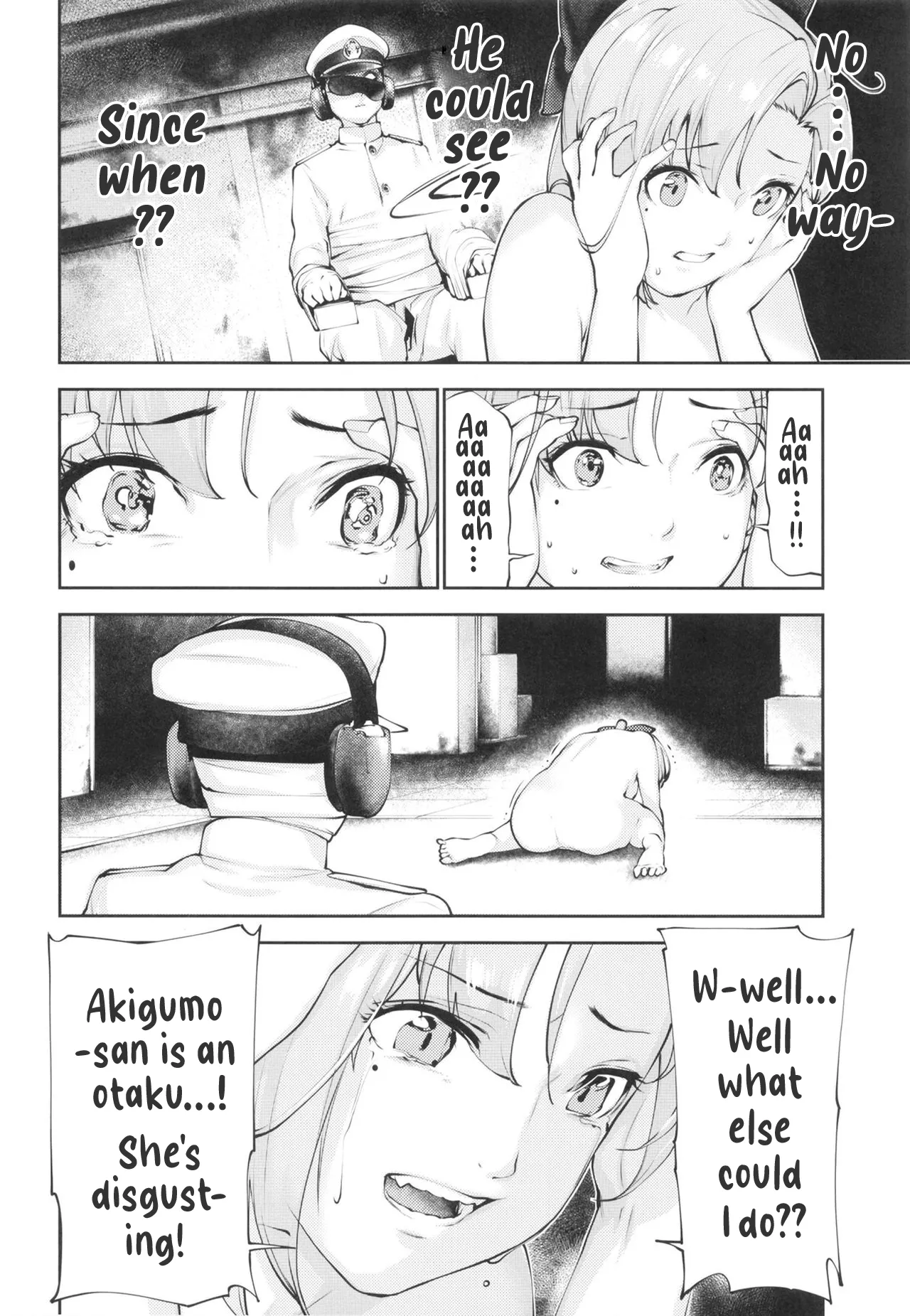 Page 19 of Kou demo Shinakya Akigumo-san 25-sai ga Teitoku to Hameru Kikai Isshou Konai desho | If She Doesn’t Do This, 25-Year-Old Akigumo-san Will Never Get the Chance to Fuck the Admiral, Right?