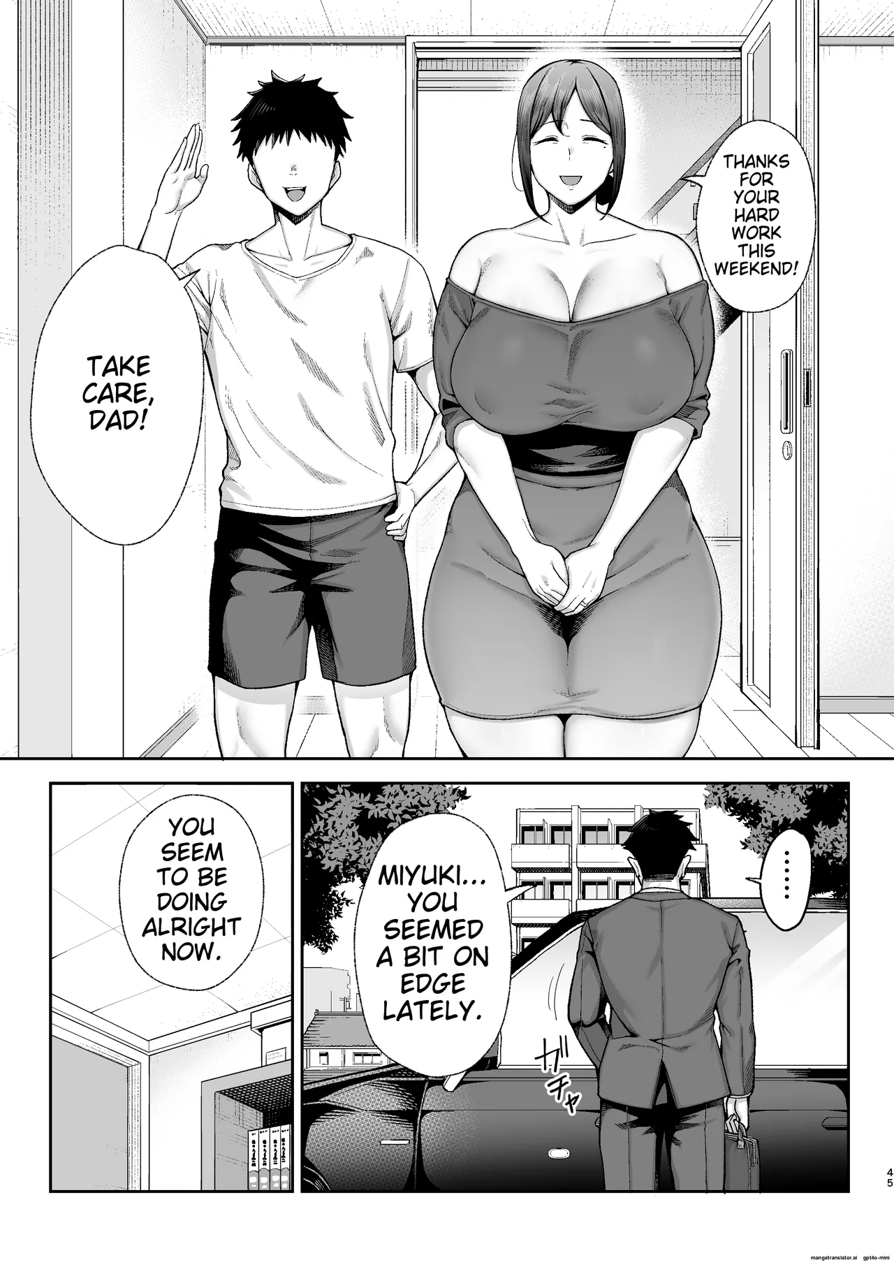 Mother and Child Manga (Miyuki II) Machine-Translated page 45 - paizuri big penis hentai manga - read online free