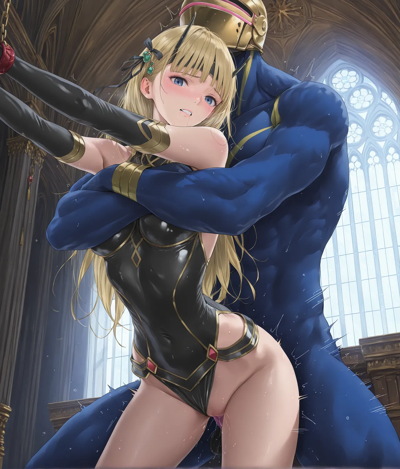 [ppkkmoon X BackyourLuck (mogO-721)] ヒロイン敗辱〜5人の敵に代わるがわる〜 EX !! 去馬塞克及補圖 (De-mosaic and add-image) Heroine Haijoku ~5-nin no Teki ni Kawarugawaru~ | Heroine Violation: Swapped Between 5 Enemies[Chinese][with 雷电将军汉化] page 260 original parody - full color monster hentai manga - read online free