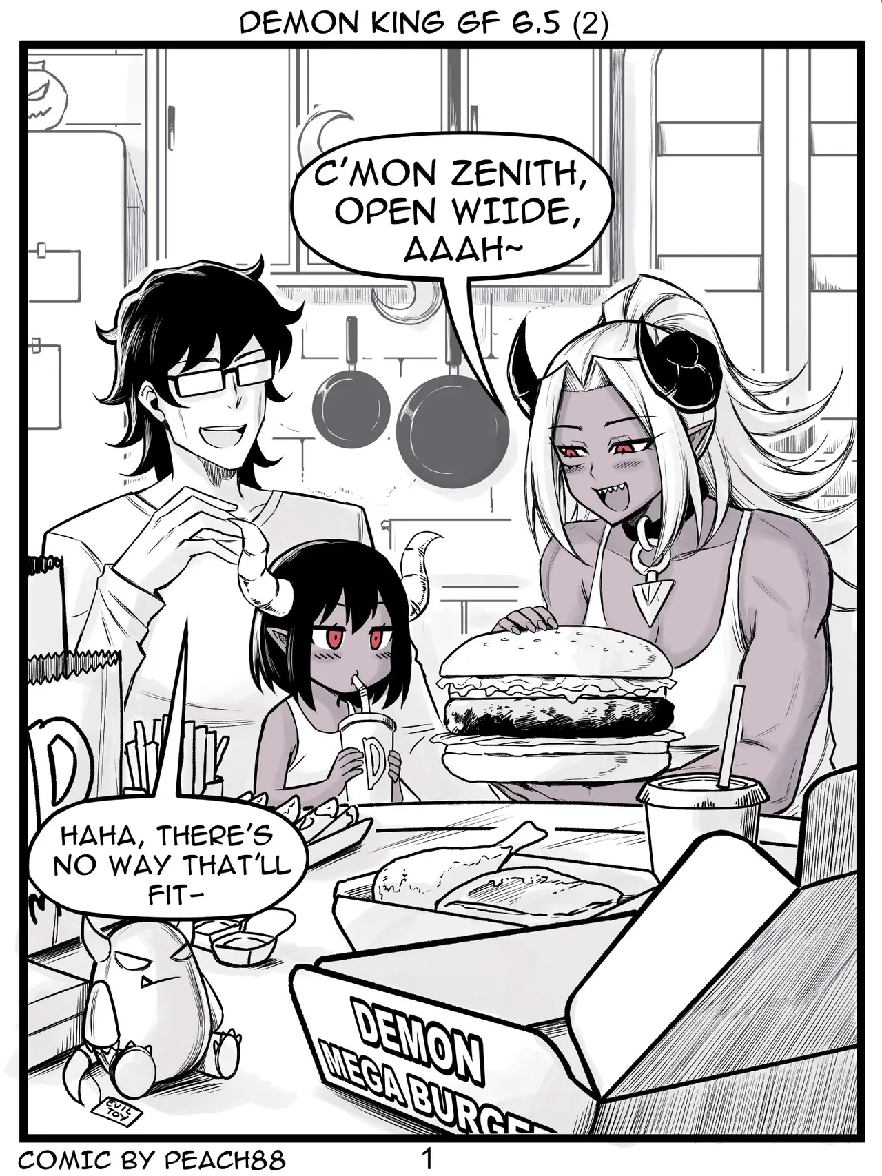 Demon King GF page 130 original parody - milf unusual teeth hentai manga - read online free