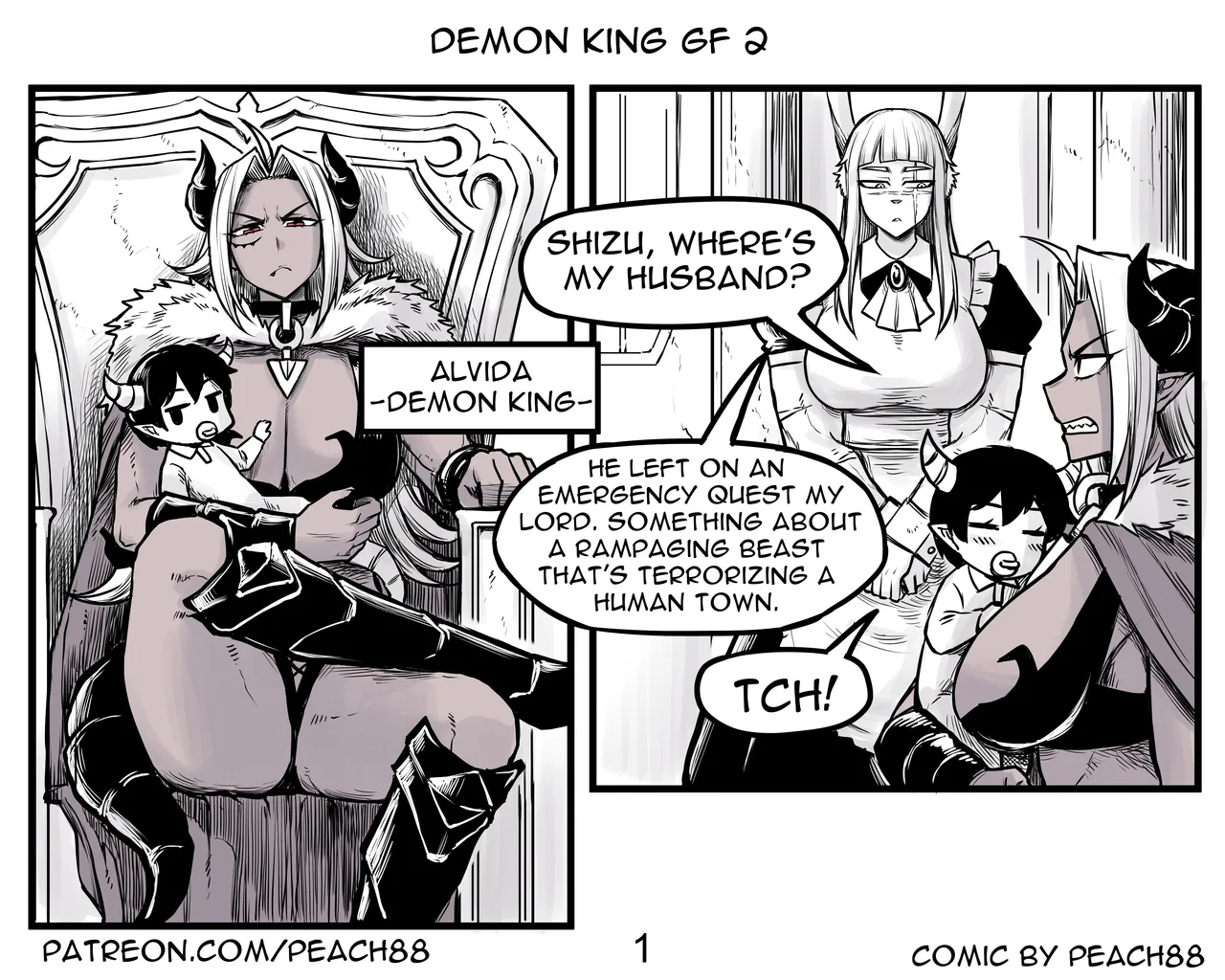 Demon King GF page 20 original parody - sole female sole male hentai manga - read online free